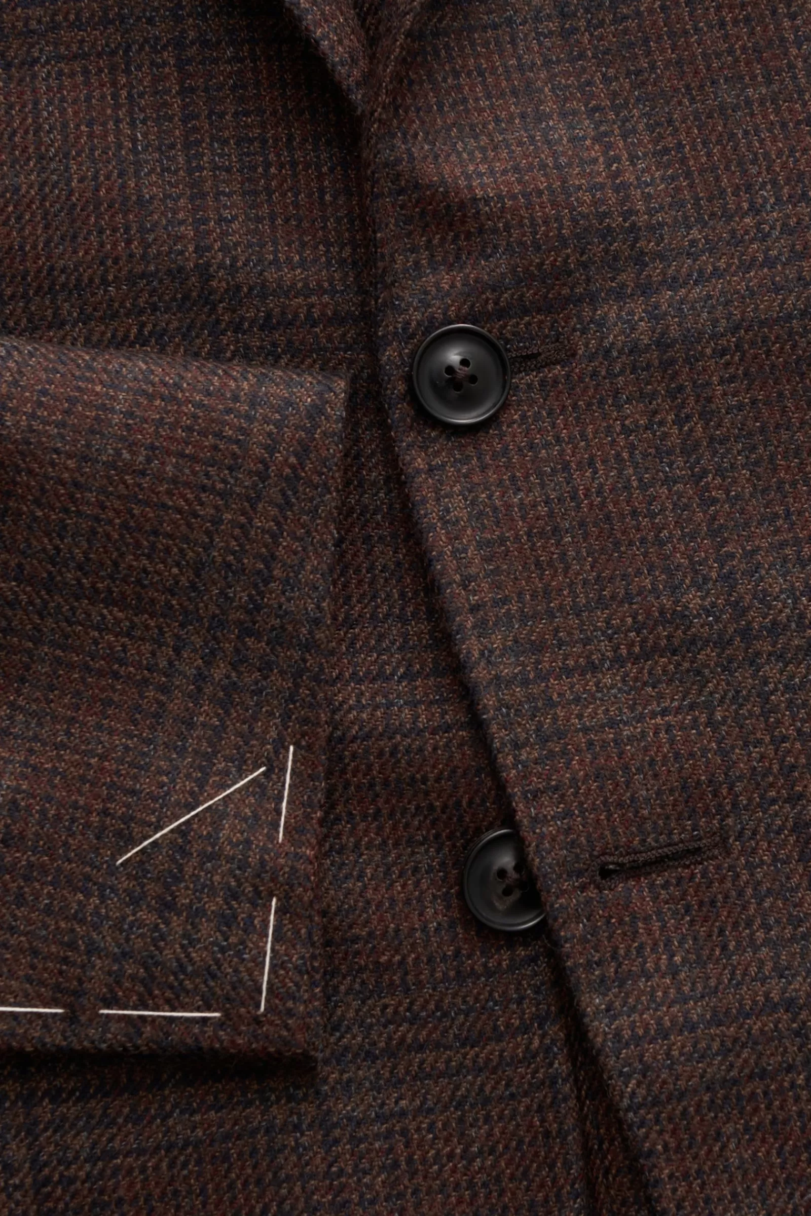 Smart-Casual Jacket Dark Brown Checked>Canali Best Sale