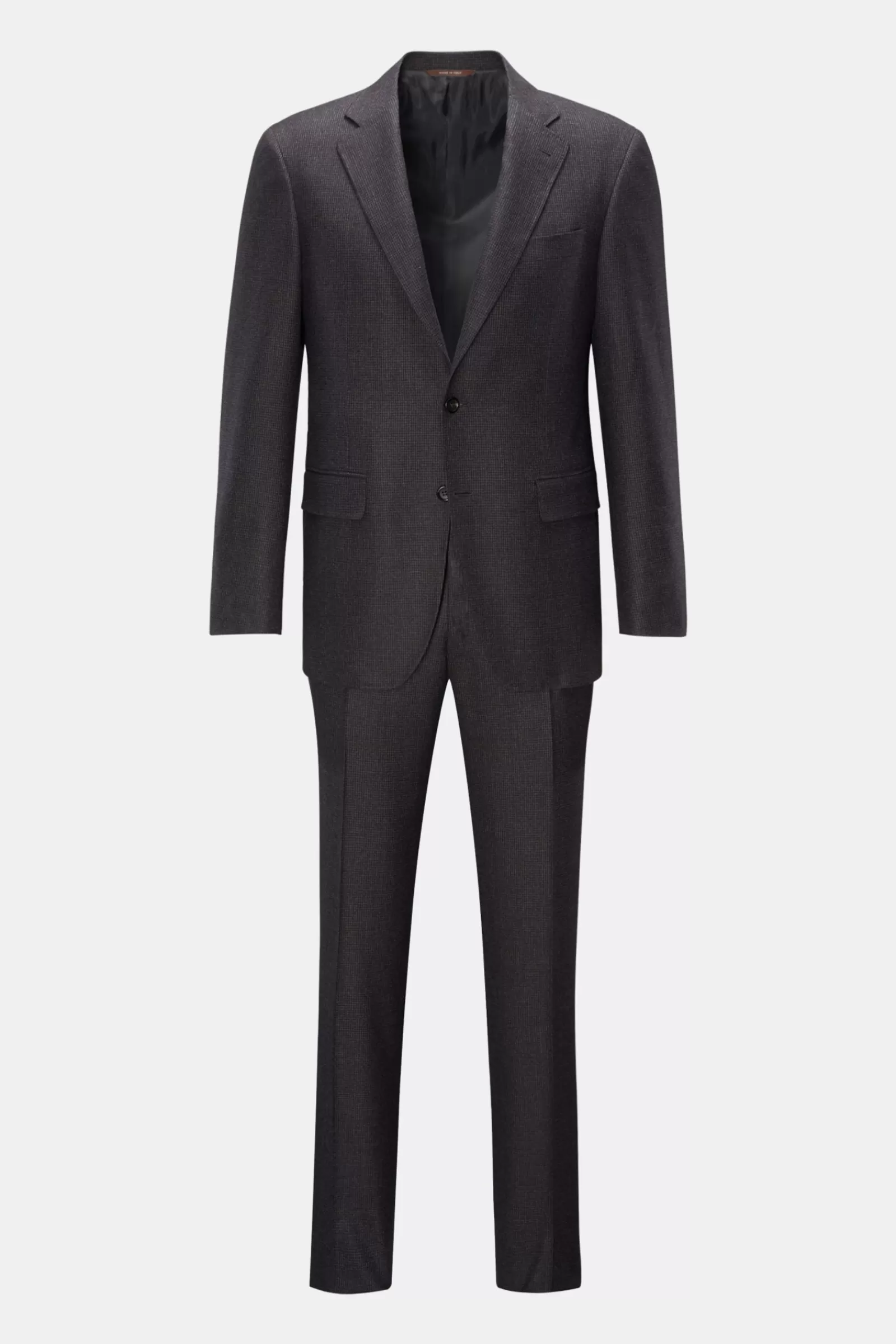 Suit 'Kei' Anthracite Checked>Canali Sale