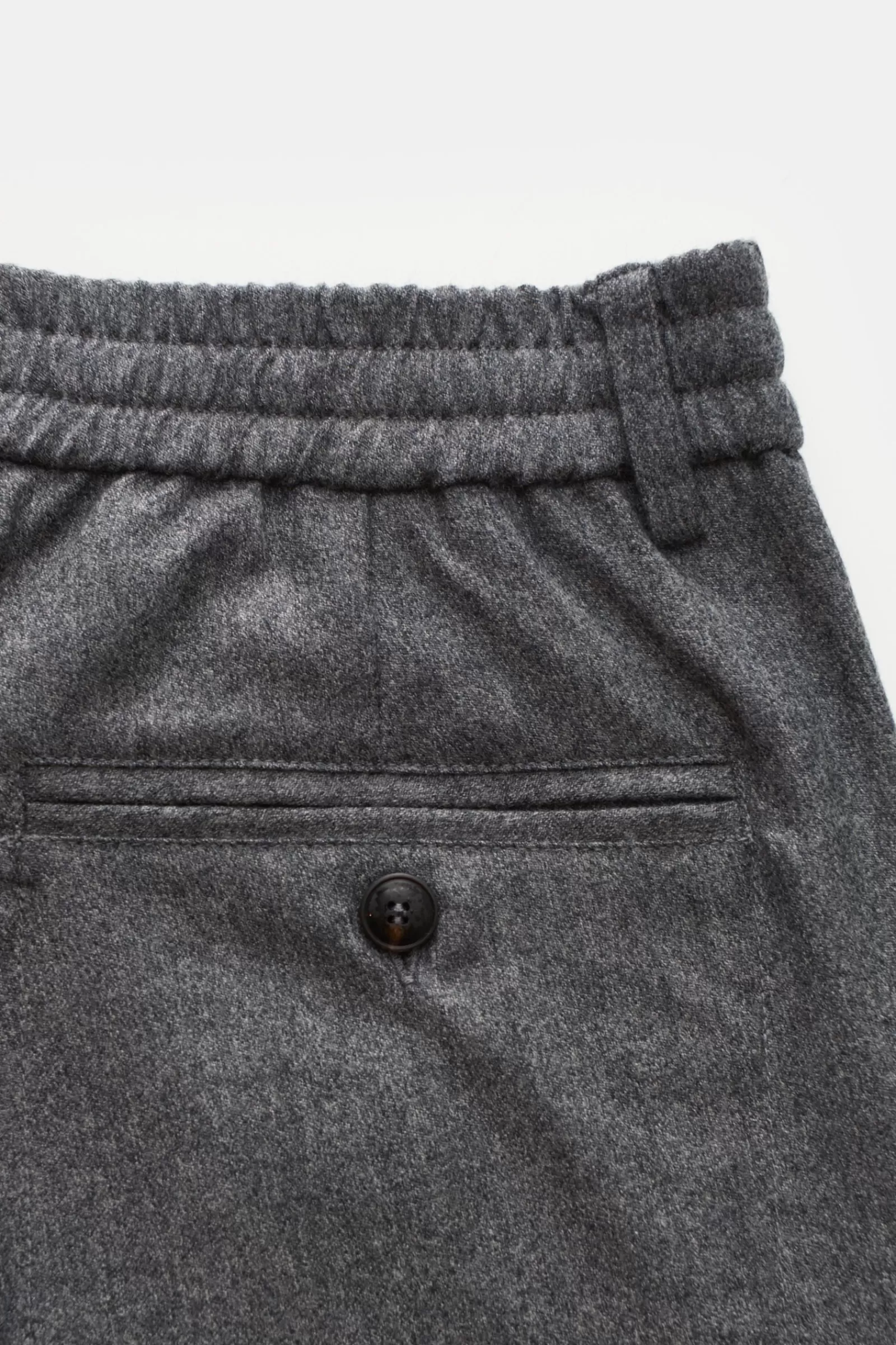 Wool Jogger Pants 'Easy Pants' Grey>Capobianco Best