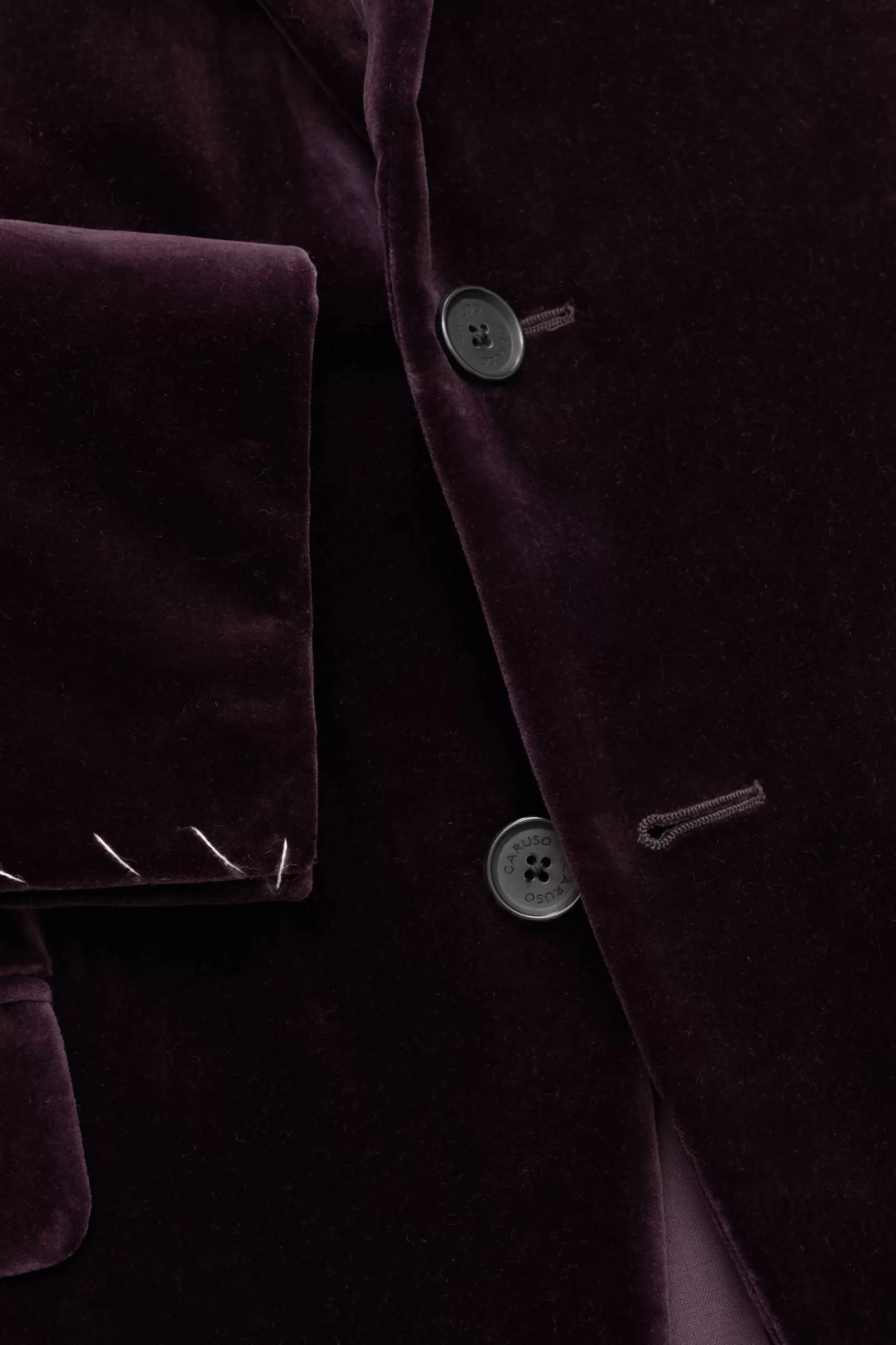 Velvet Jacket 'Aida' Burgundy>CARUSO Clearance