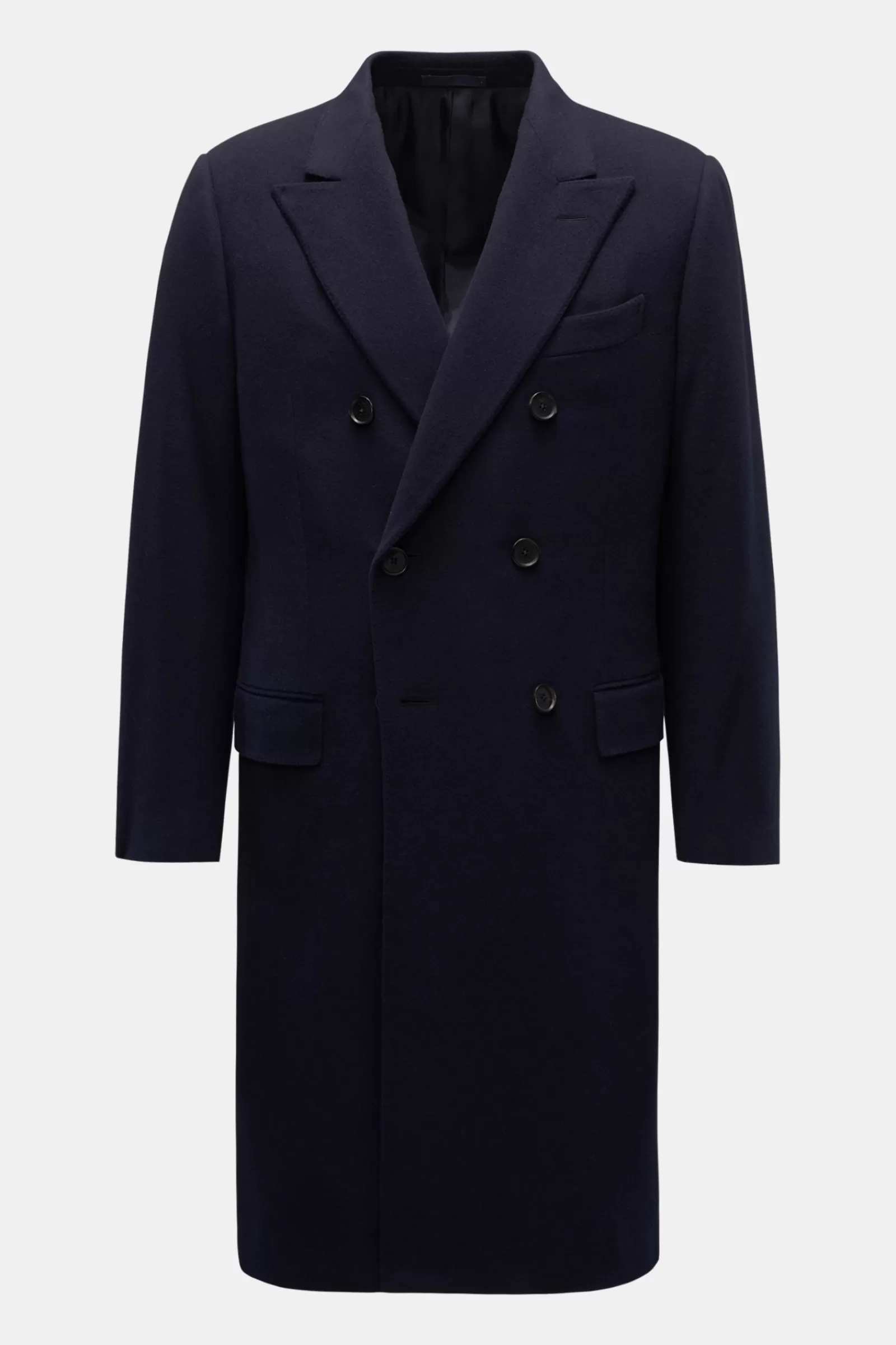 Wool Coat 'Norma' Navy>CARUSO Sale