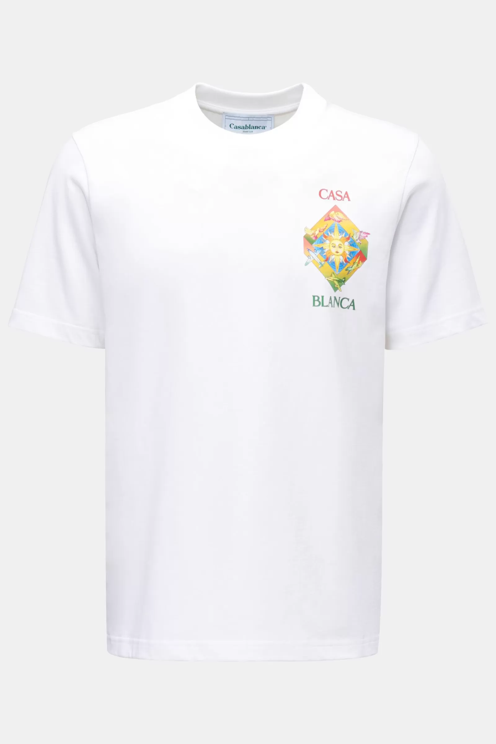 Crew Neck T-Shirt 'Tennis' White>Casablanca Cheap