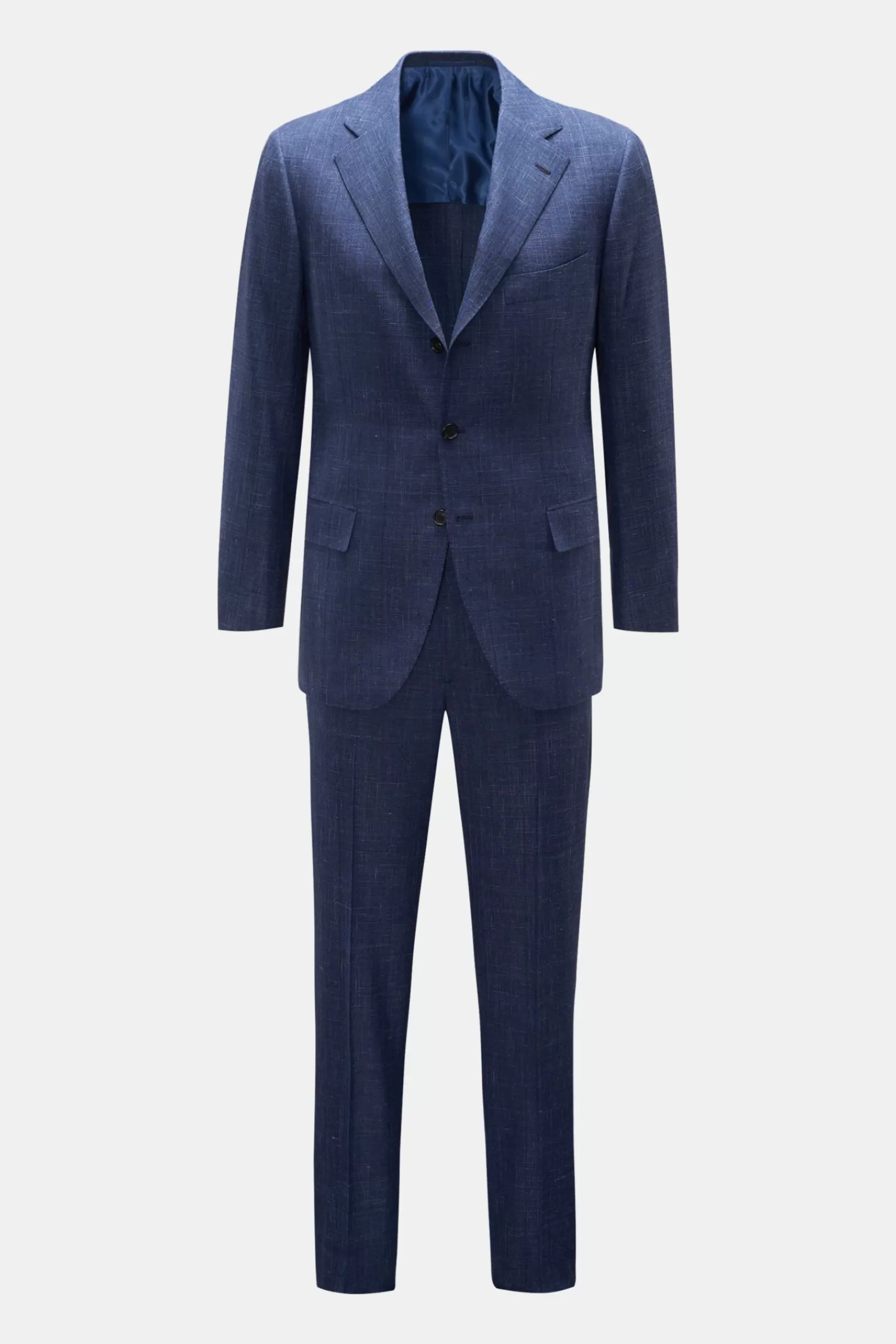 Suit 'Drop 7' Grey-Blue Checked>Cesare Attolini Clearance