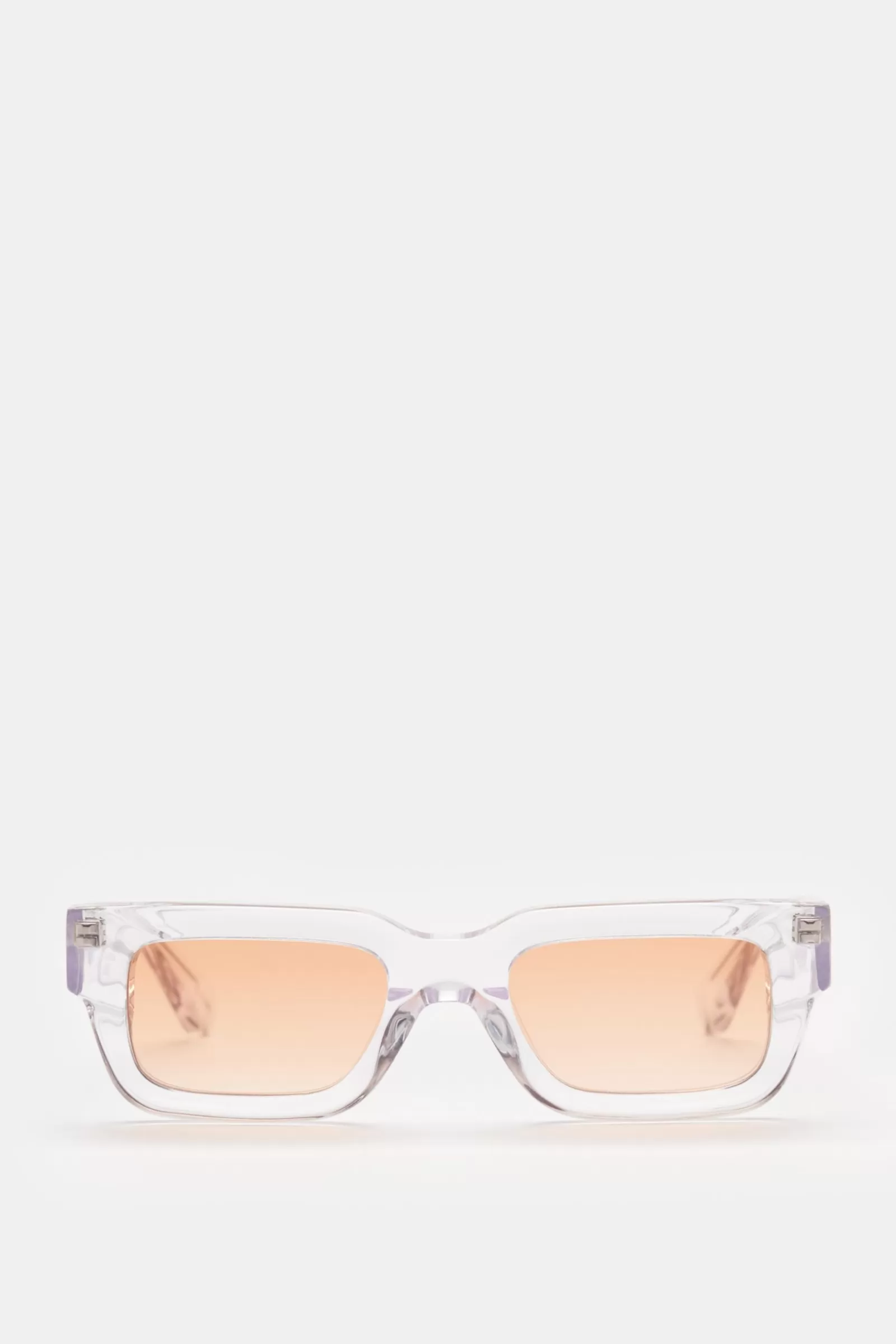 Sunglasses 'square Kitsune' Transparent/Orange^Chimi New