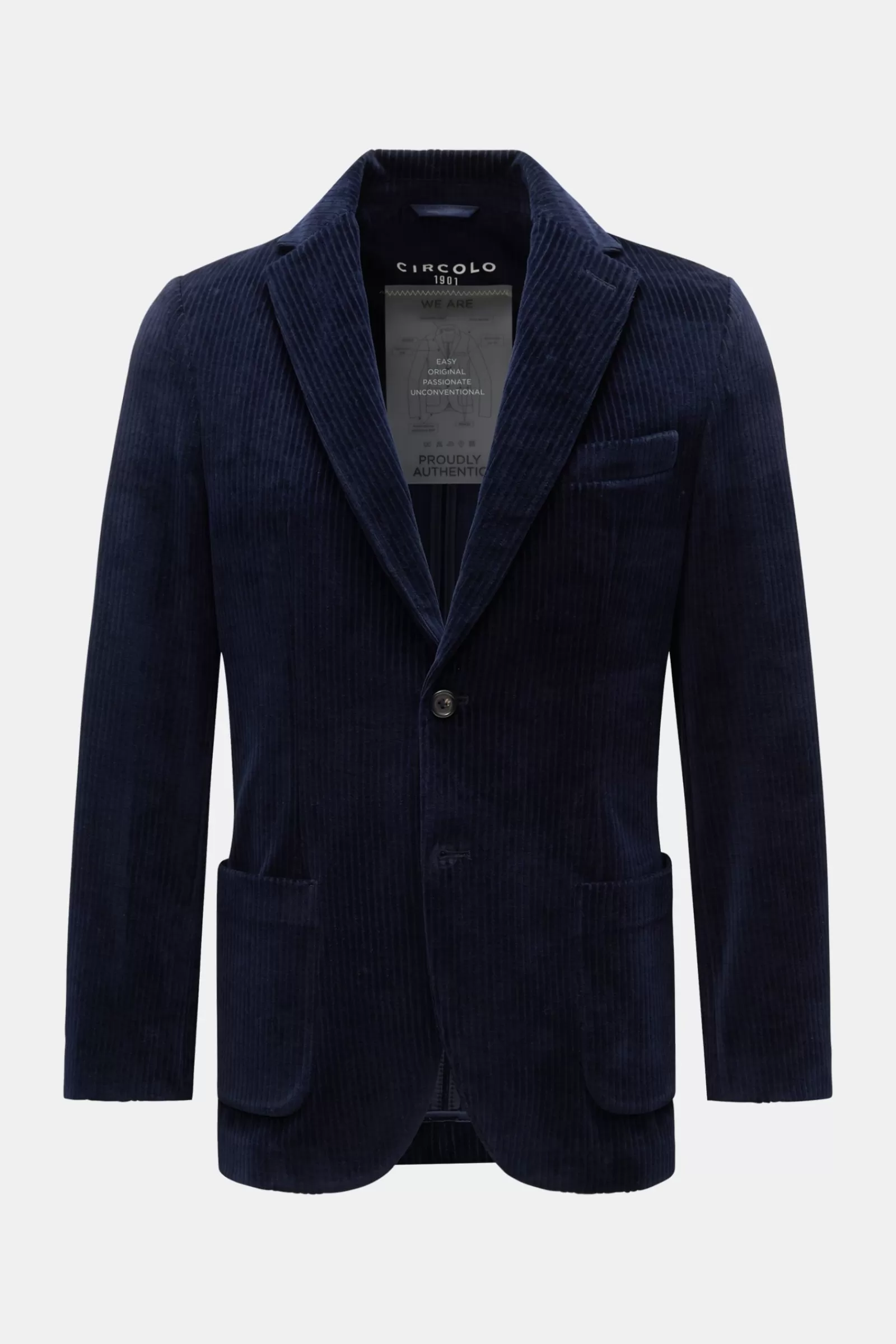 Corduroy Blazer Navy>Circolo 1901 Hot