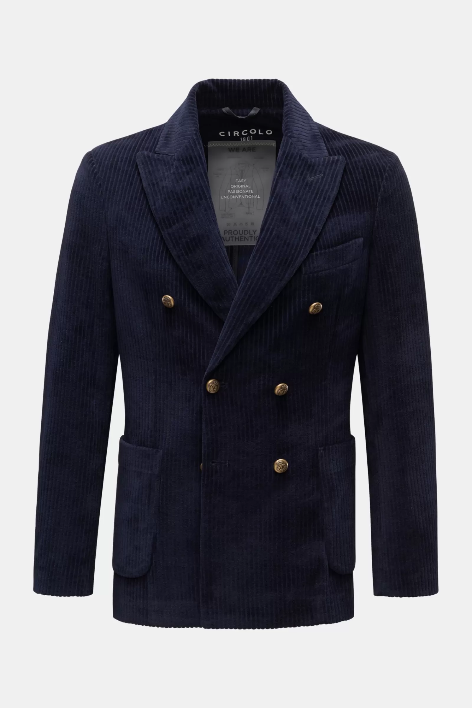 Corduroy Blazer Navy>Circolo 1901 Best