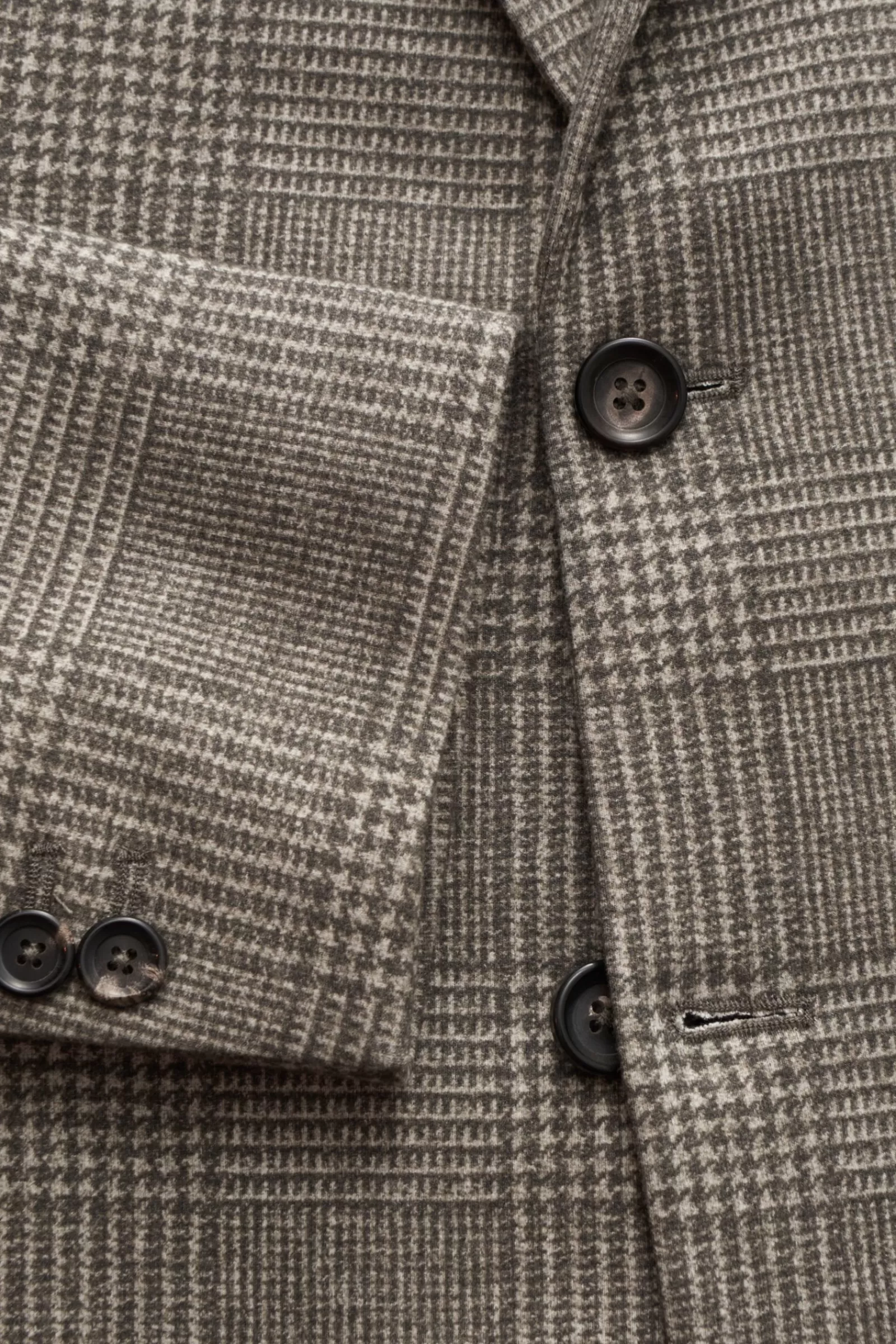 Jersey Jacket Beige/Grey-Brown Checked>Circolo 1901 Fashion