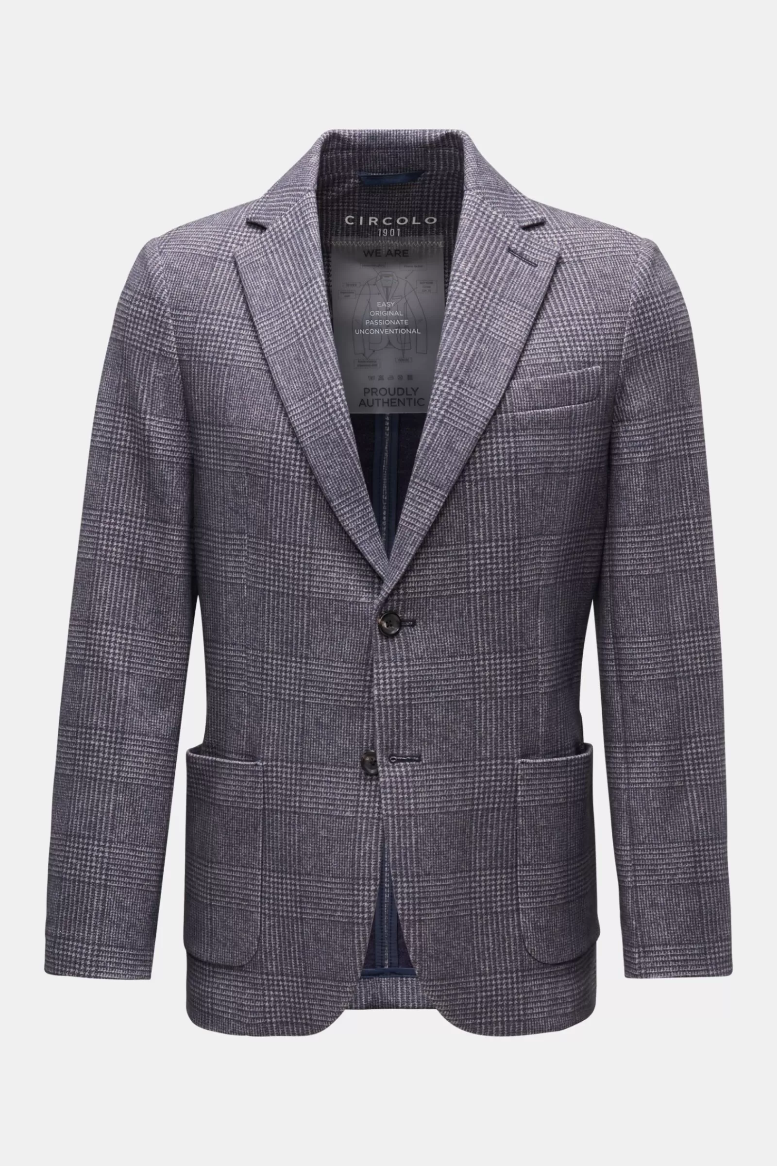 Jersey Jacket Grey Checked>Circolo 1901 New