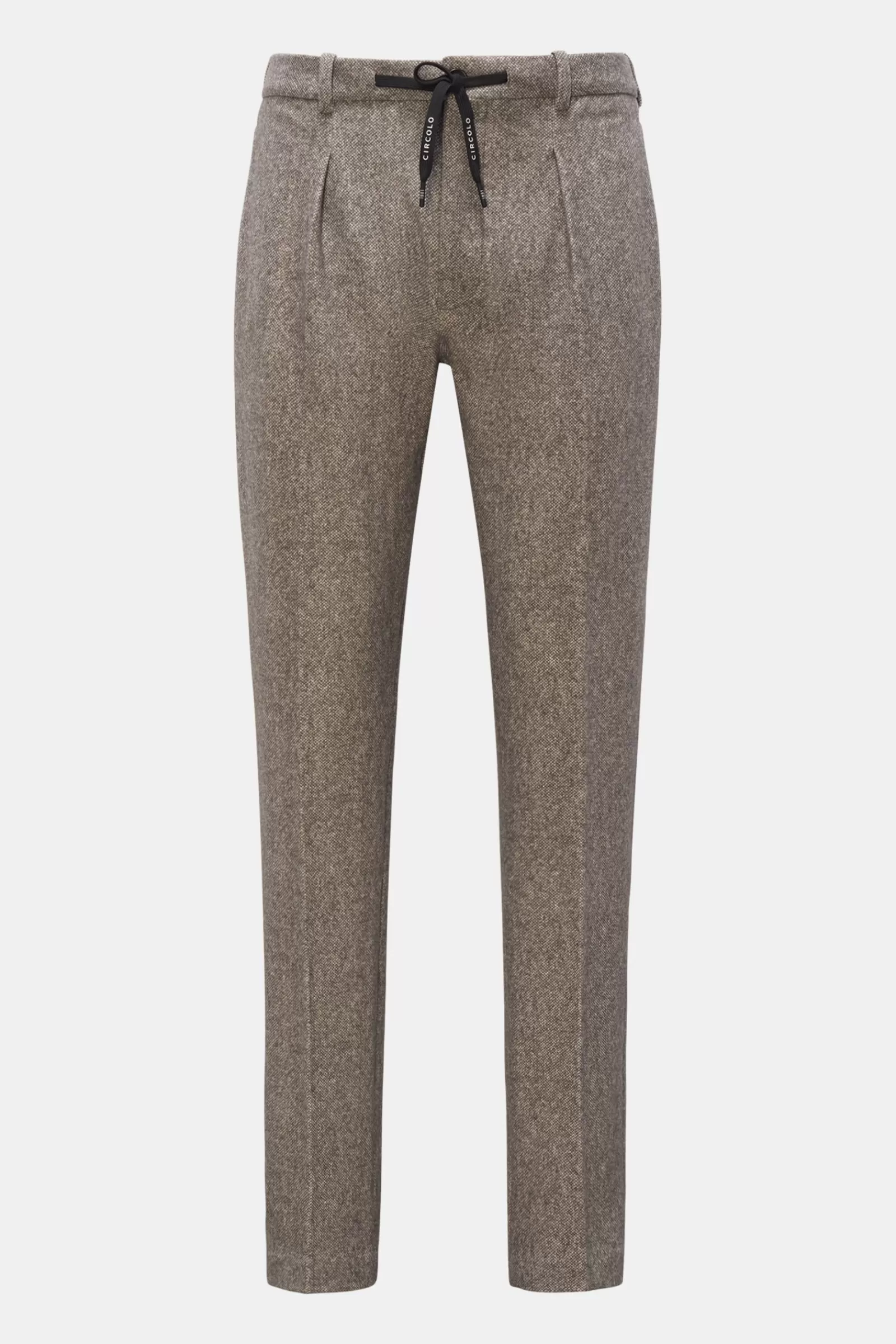 Jersey Jogger Pants Beige/Grey-Brown Patterned>Circolo 1901 Fashion