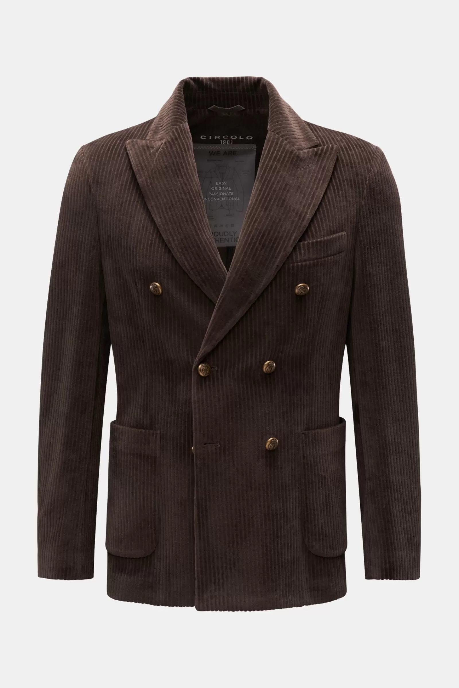 Smart-Casual Jacket Grey-Brown>Circolo 1901 Fashion