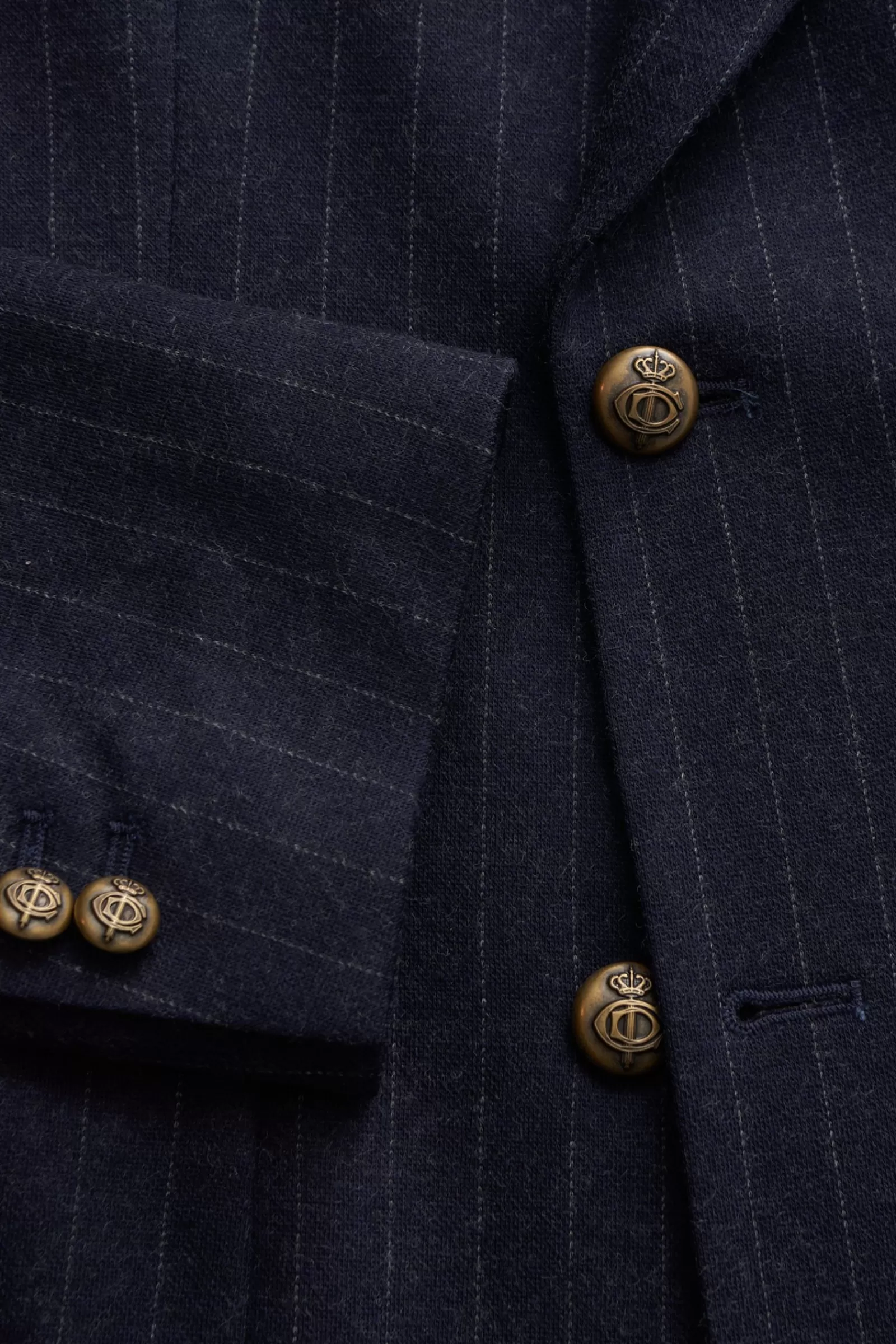 Smart-Casual Jacket Navy Striped>Circolo 1901 Hot