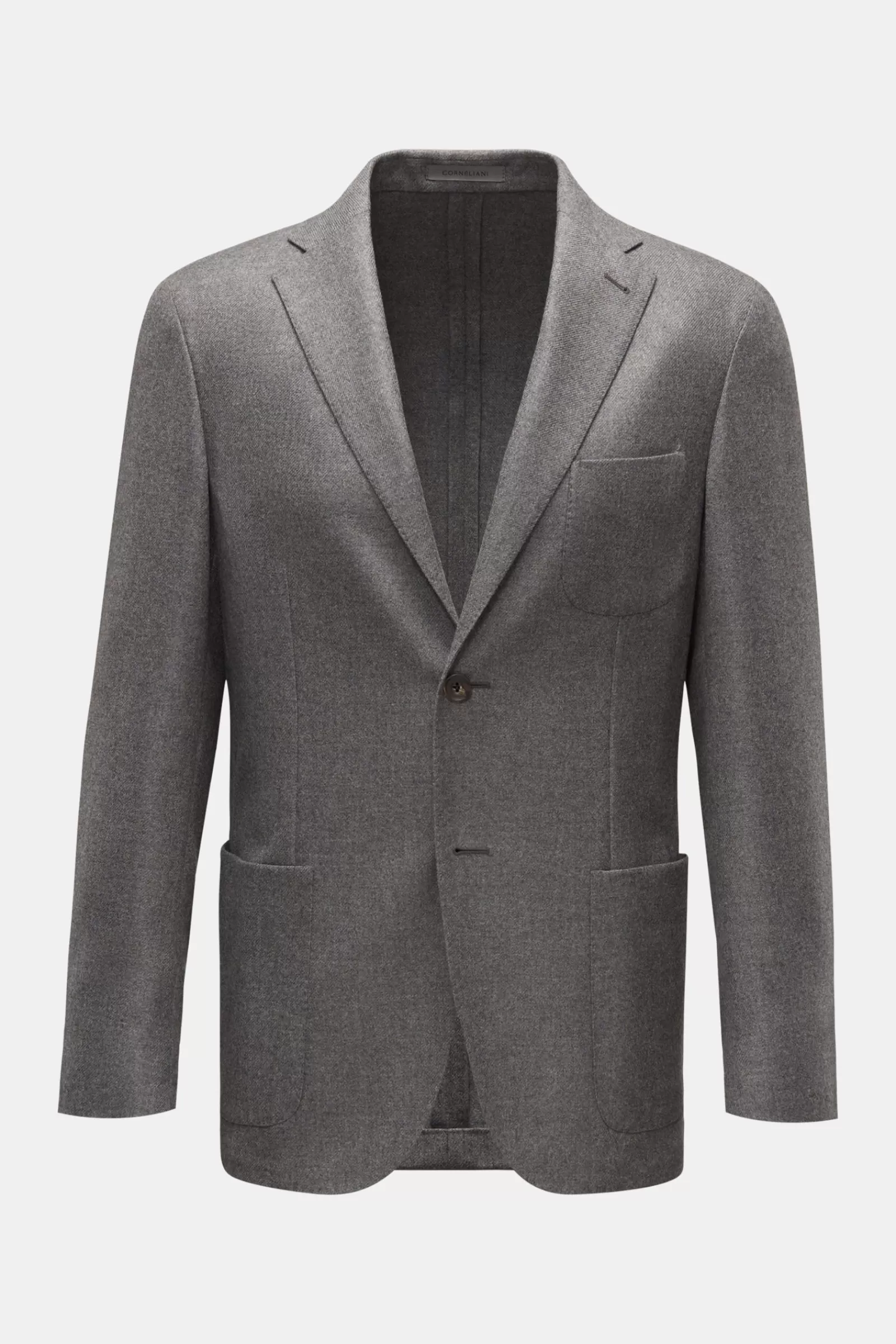 Smart-Casual Jacket Grey>Corneliani Fashion