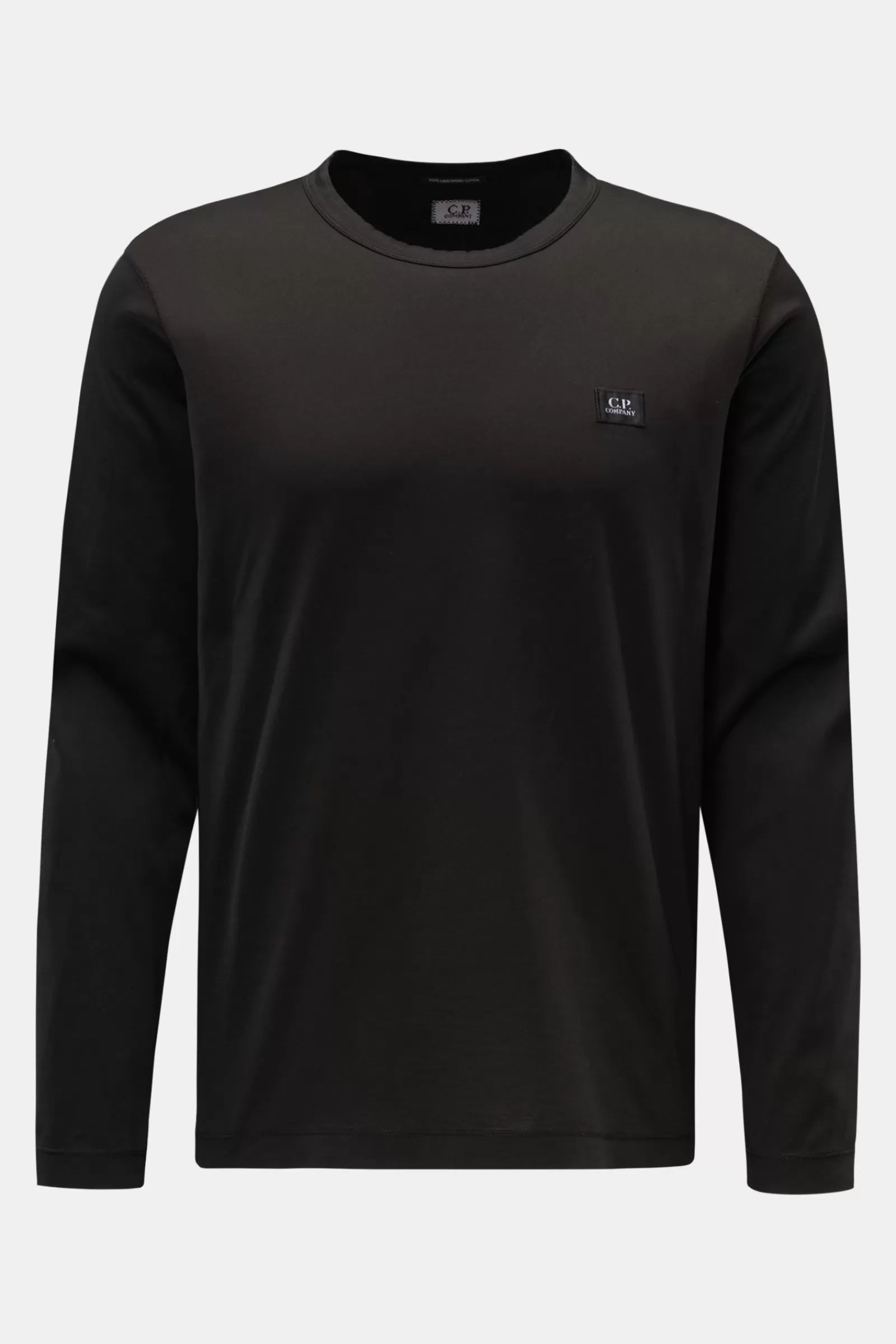 Crew Neck Long Sleeve Black>C.P. Company Cheap