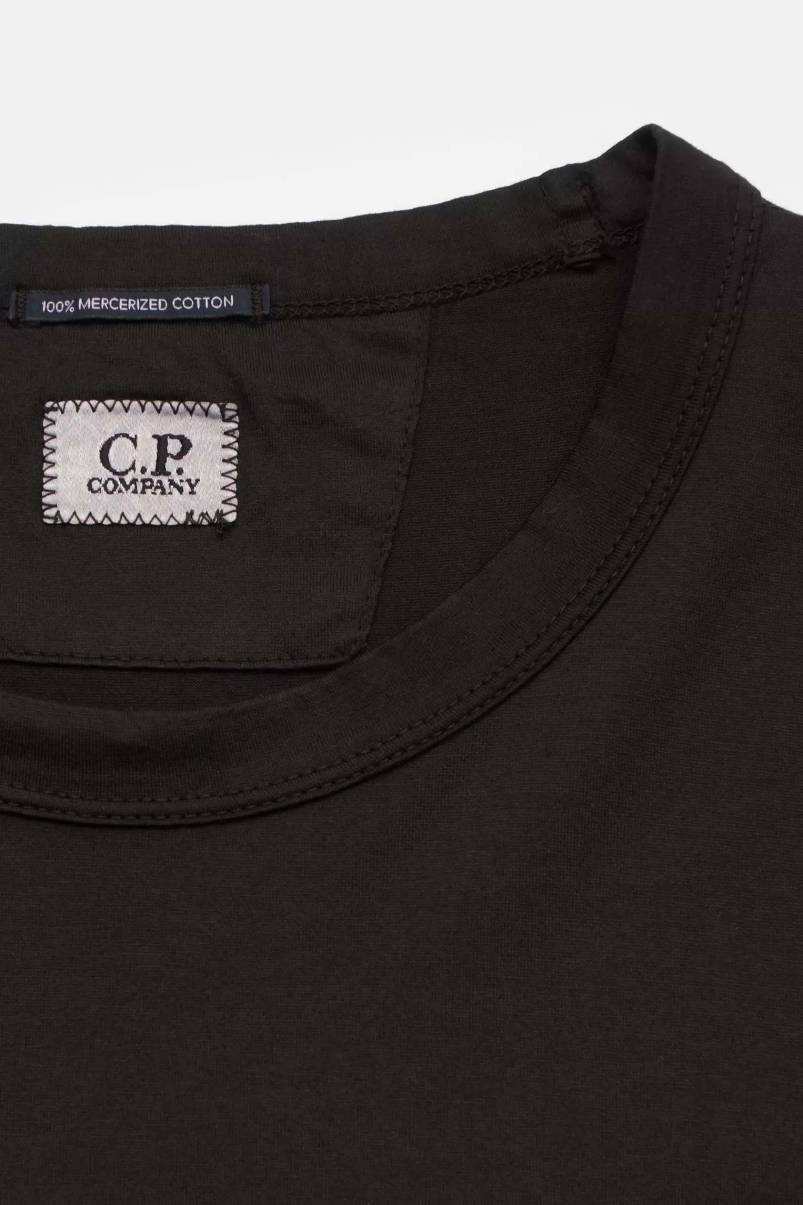 Crew Neck Long Sleeve Black>C.P. Company Cheap