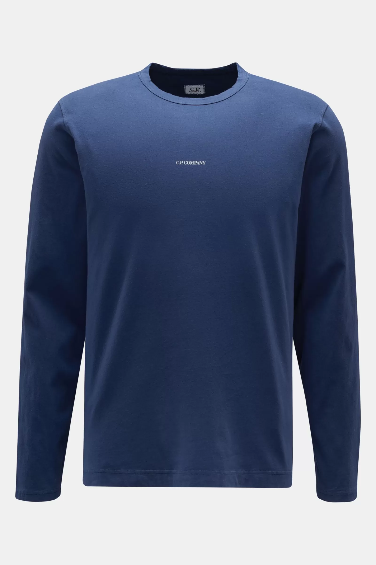 Crew Neck Long Sleeve Dark Blue>C.P. Company Flash Sale