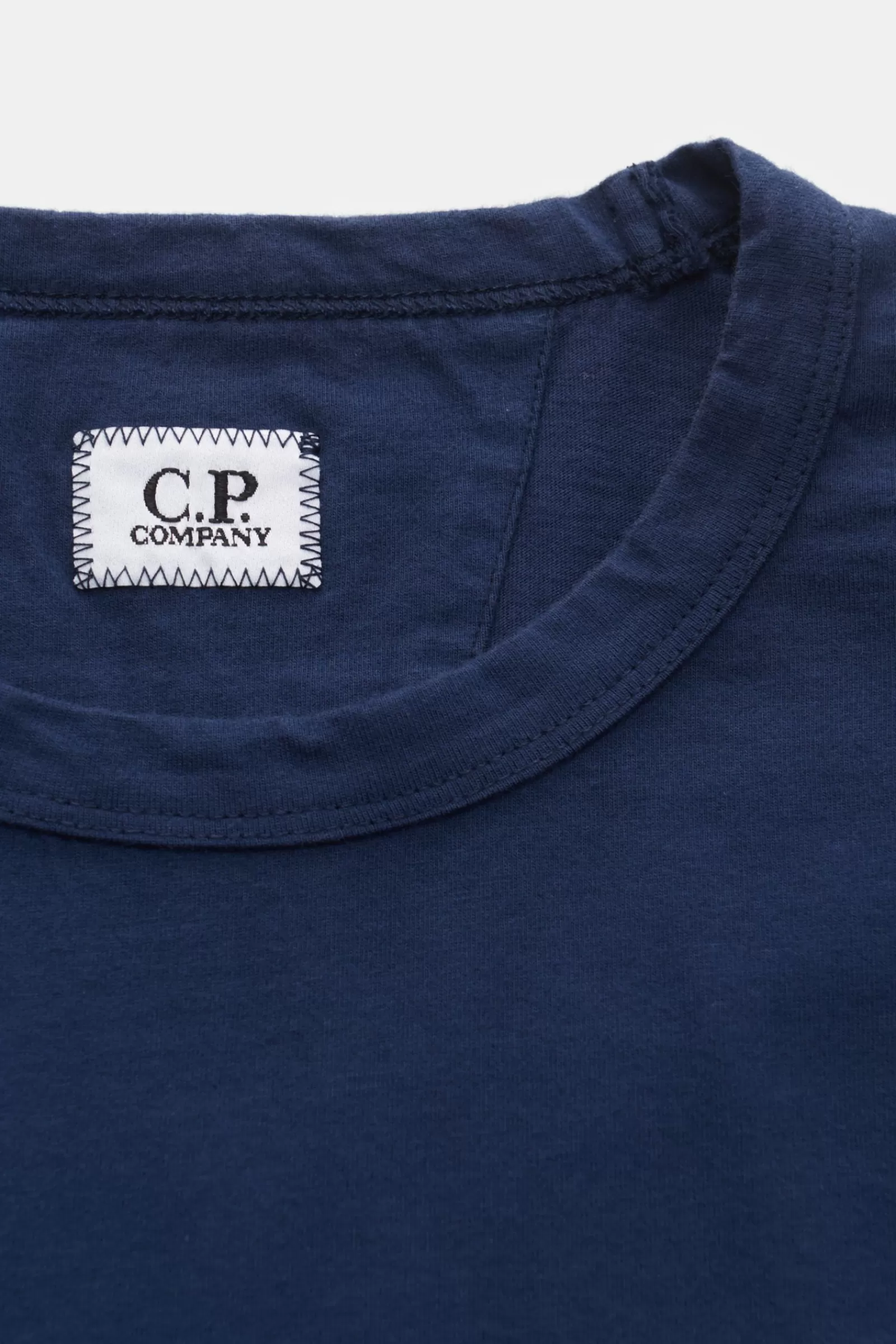 Crew Neck Long Sleeve Dark Blue>C.P. Company Flash Sale