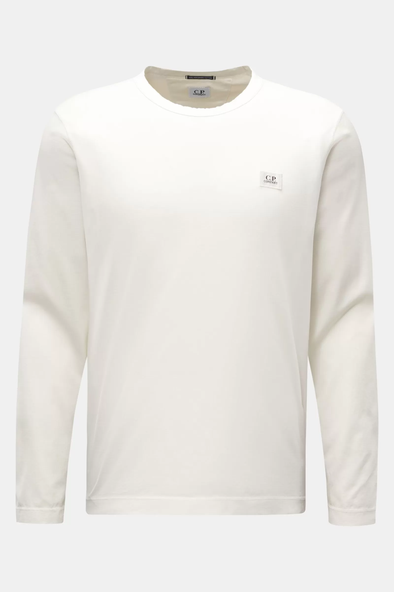 Crew Neck Long Sleeve Off-White>C.P. Company Best Sale