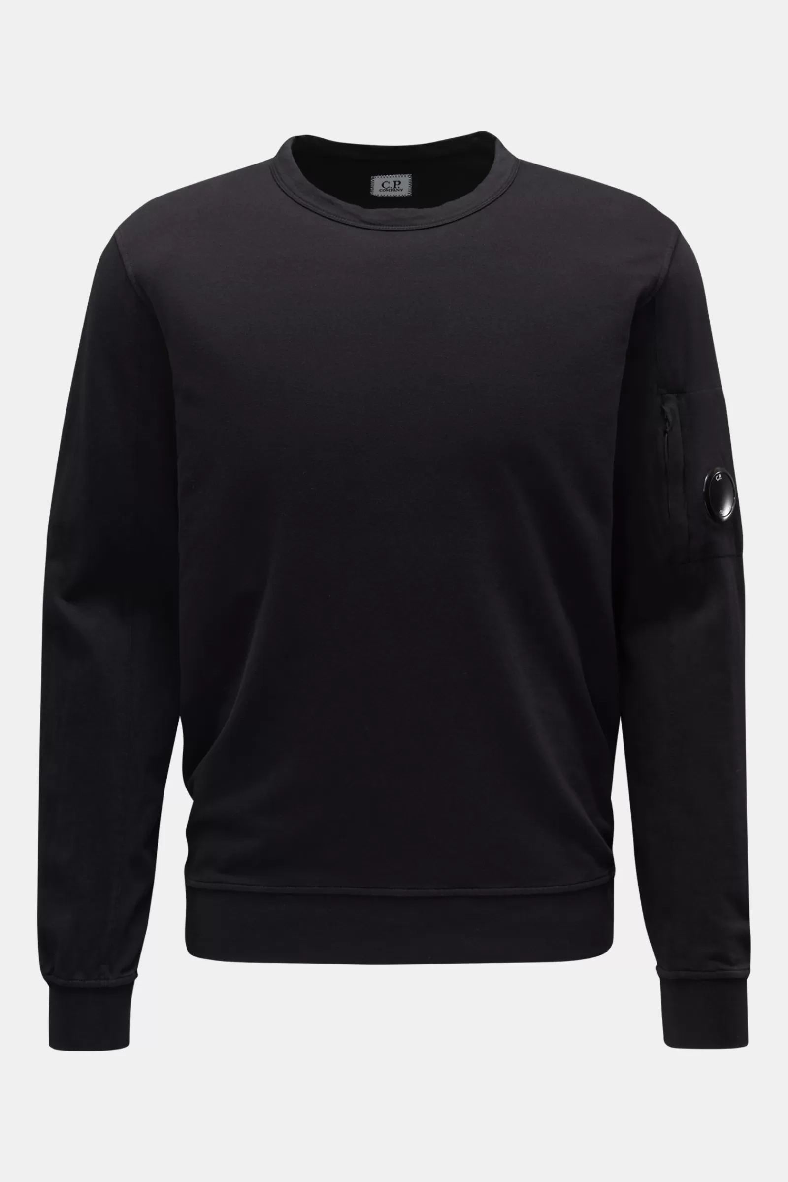 Crew Neck Sweatshirt Black>C.P. Company Online