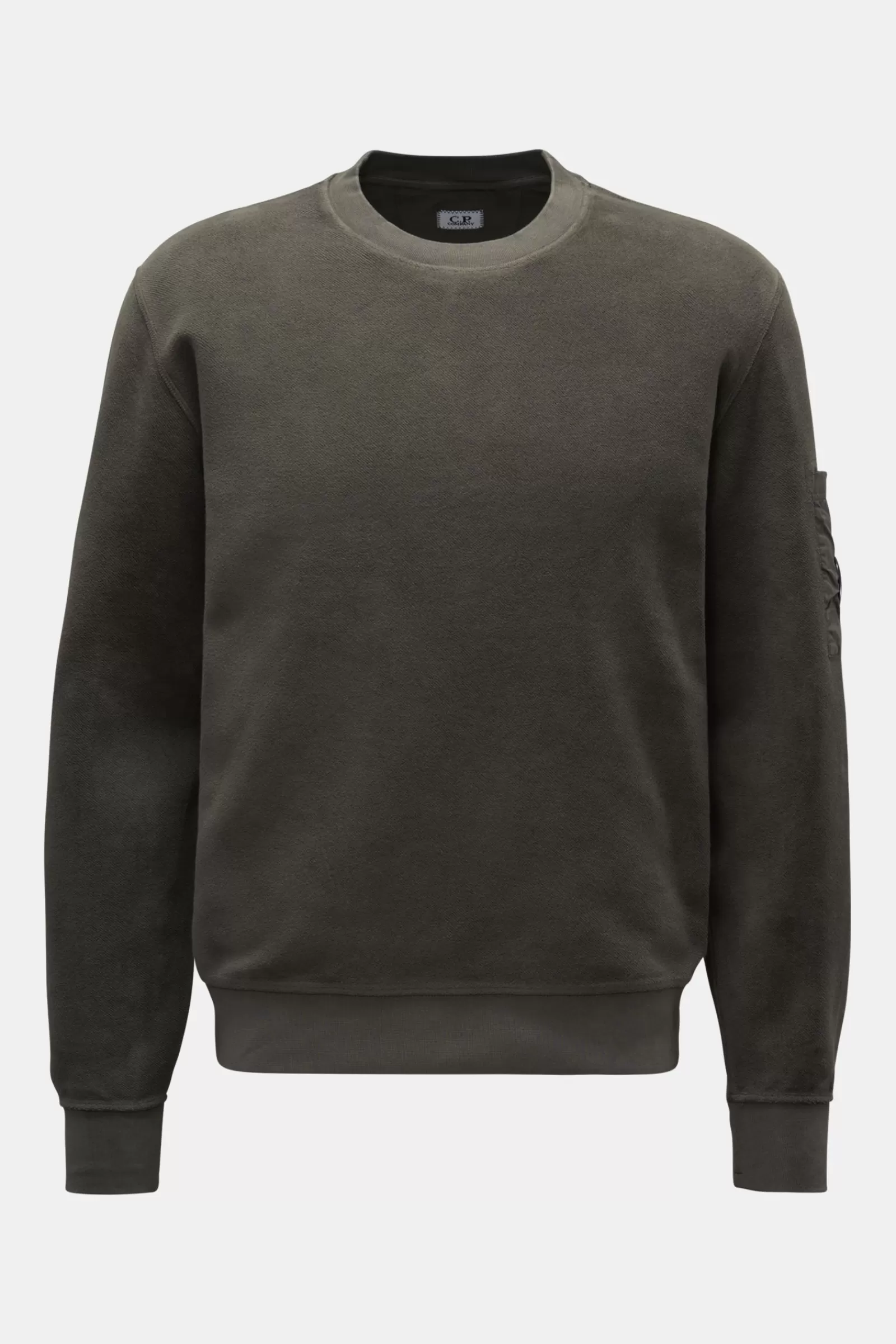 Crew Neck Sweatshirt Dark Olive^C.P. Company Discount