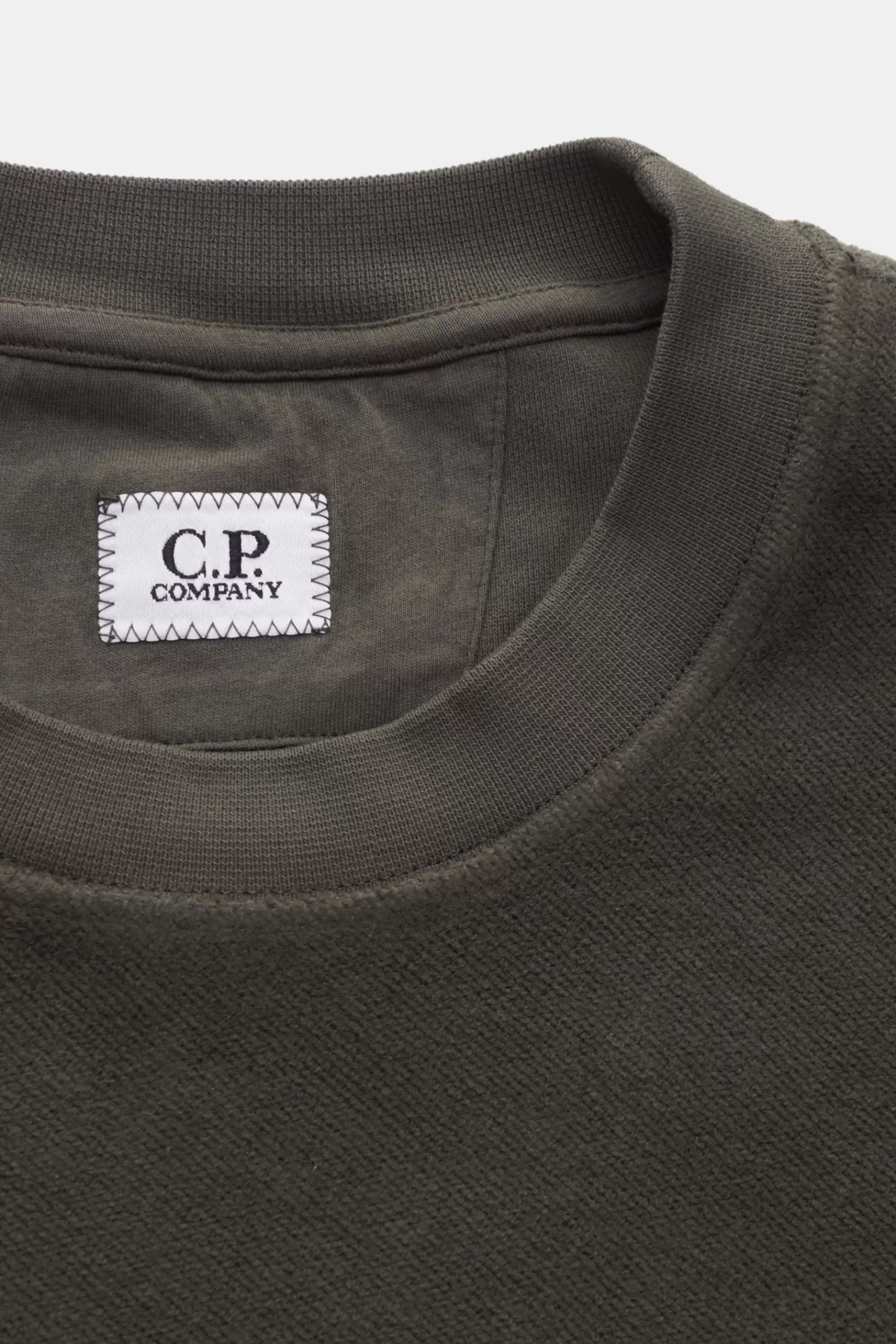 Crew Neck Sweatshirt Dark Olive^C.P. Company Discount