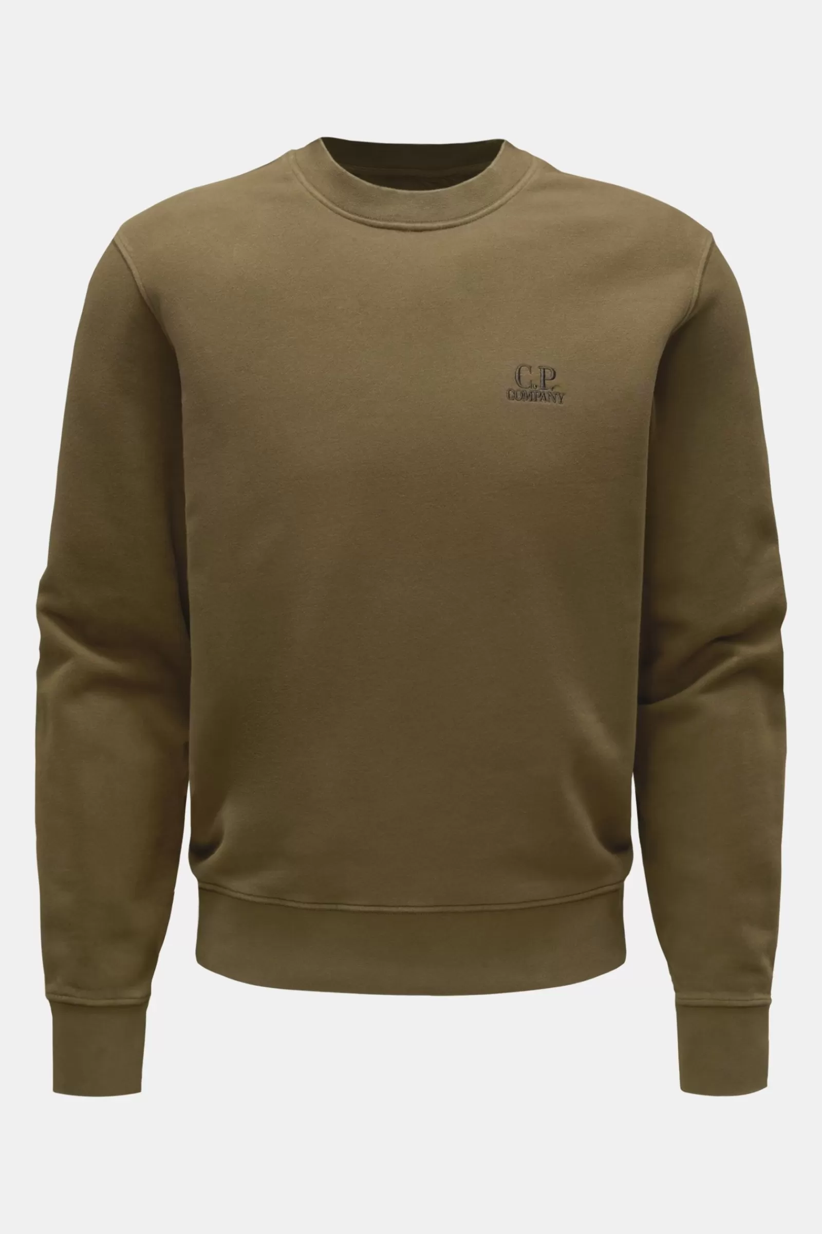 Crew Neck Sweatshirt Olive^C.P. Company Store