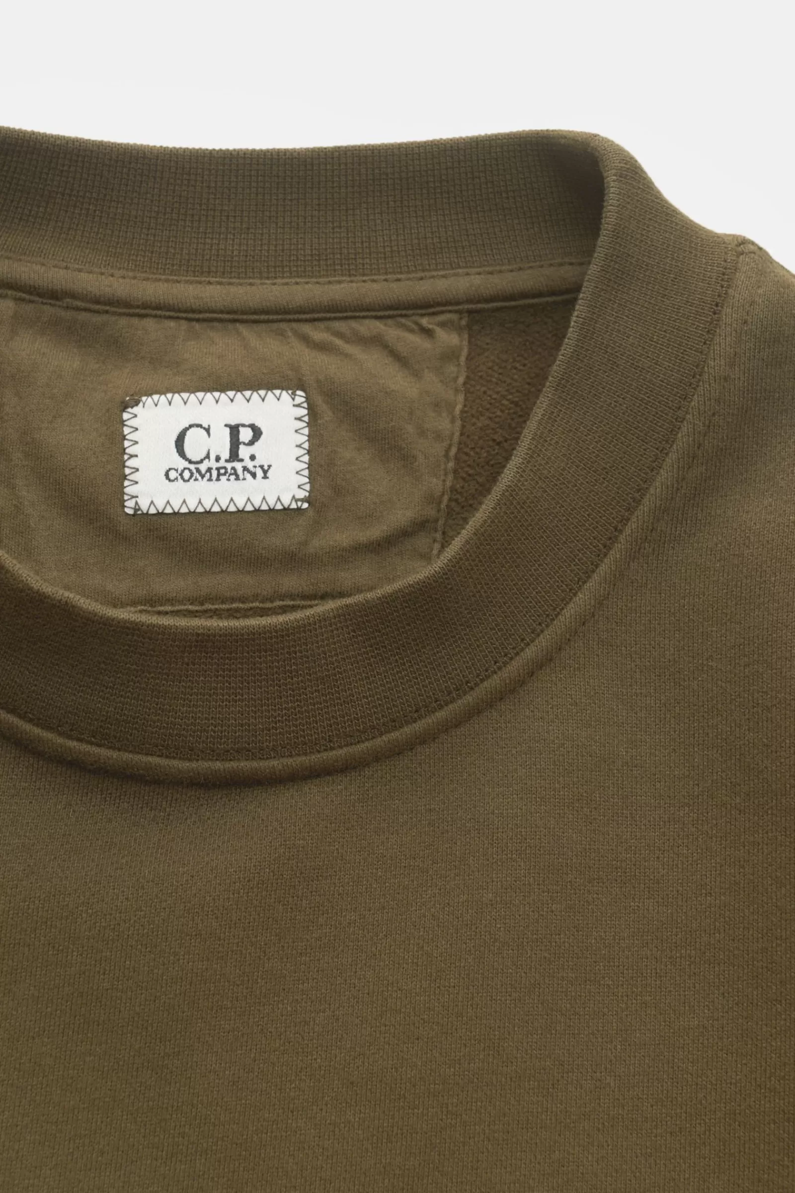 Crew Neck Sweatshirt Olive^C.P. Company Store