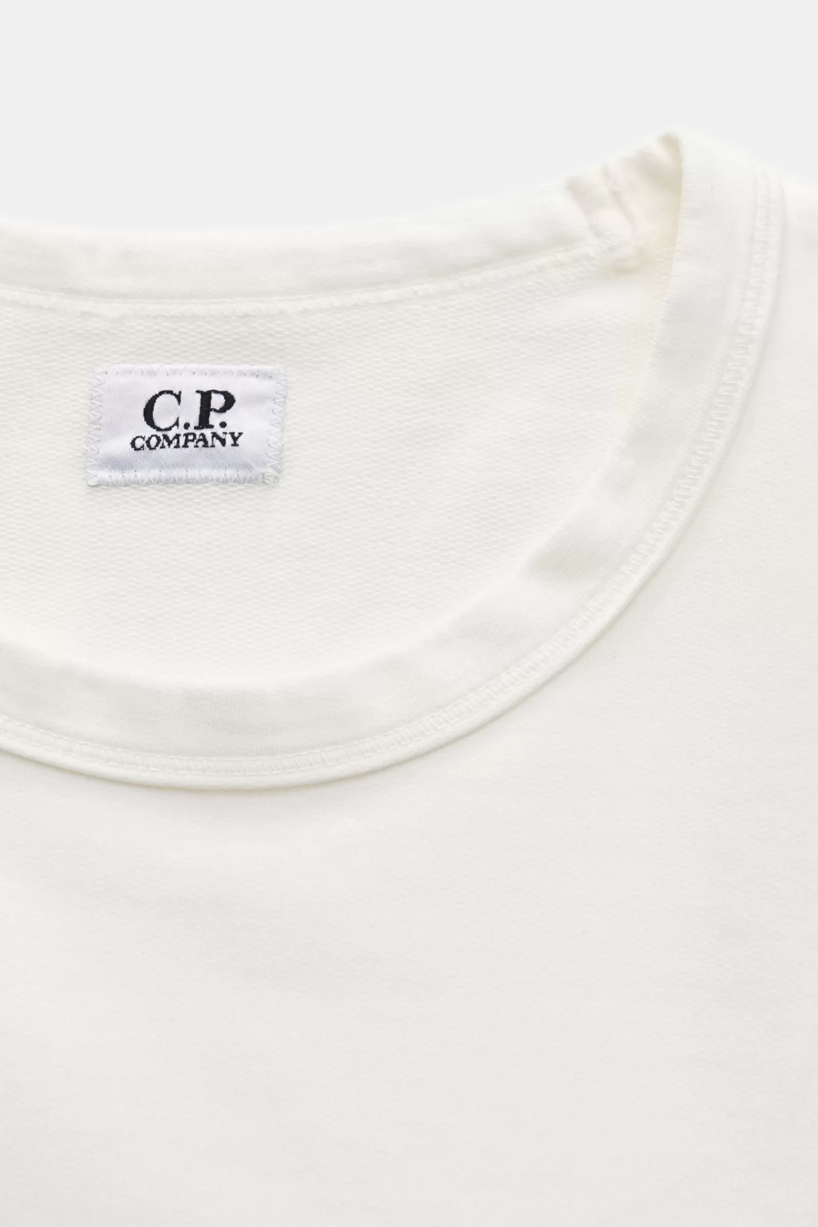 Crew Neck Sweatshirt White^C.P. Company Store