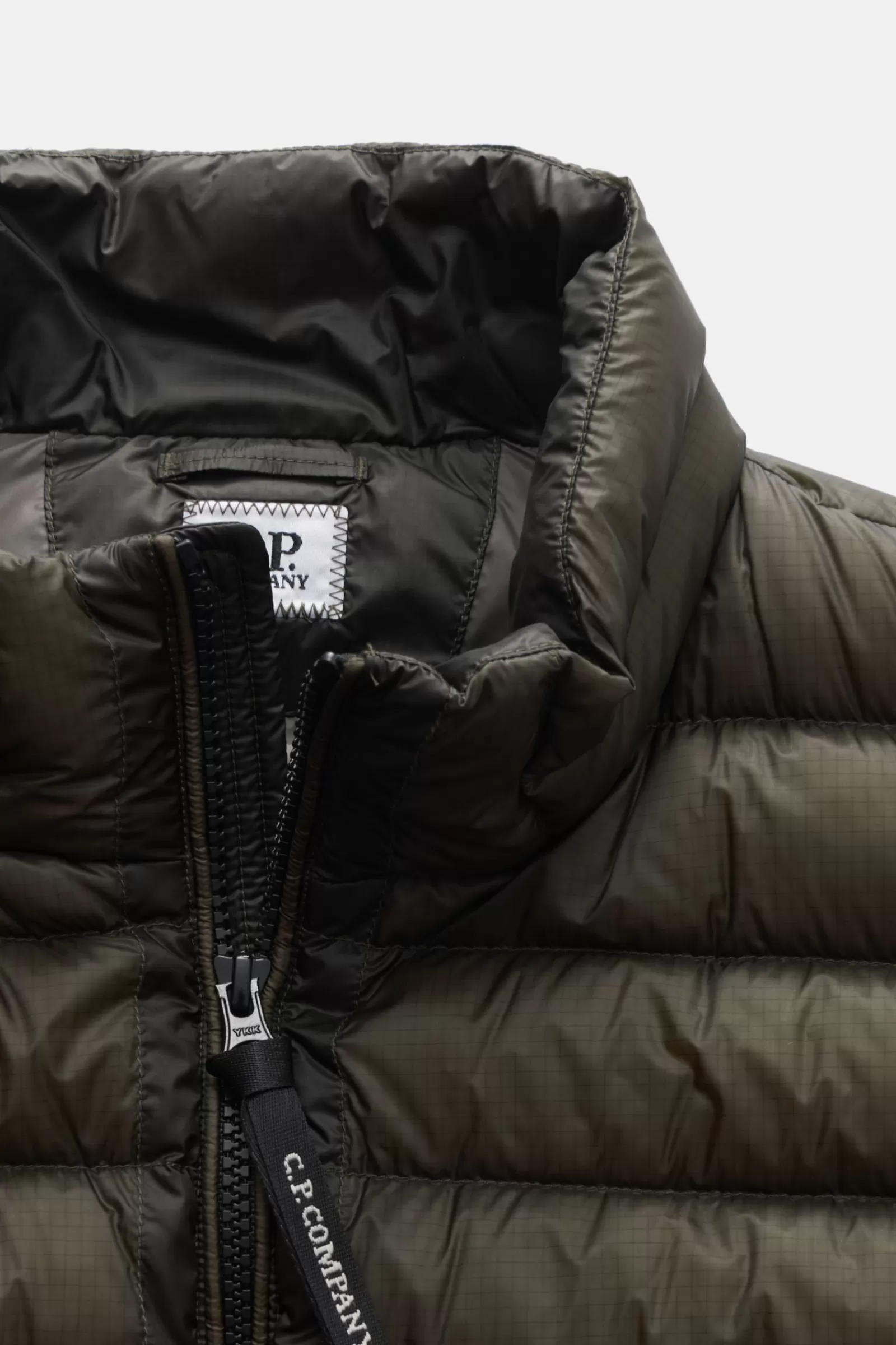 Down Gilet Olive>C.P. Company Cheap