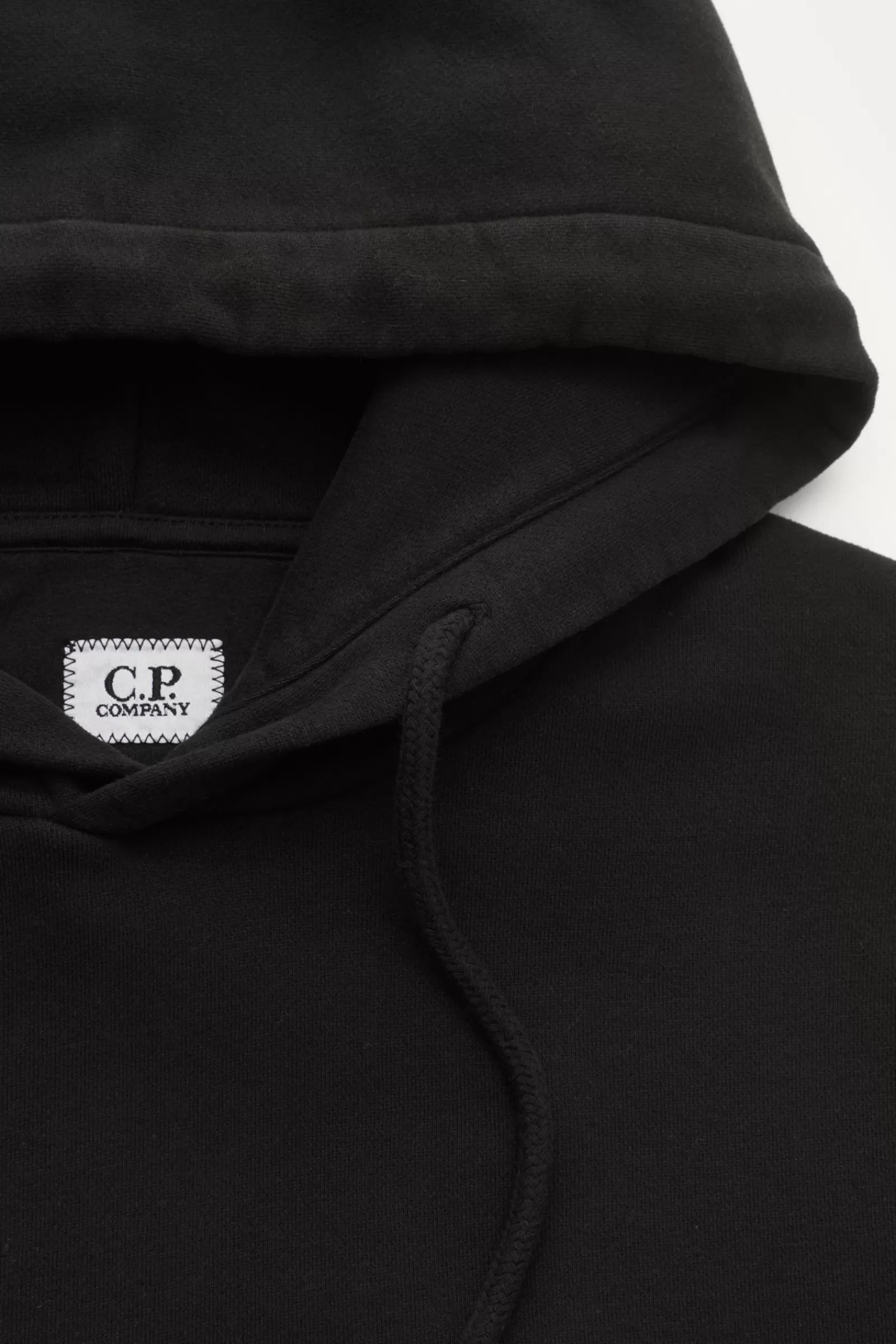 Hooded Jumper Black>C.P. Company Cheap