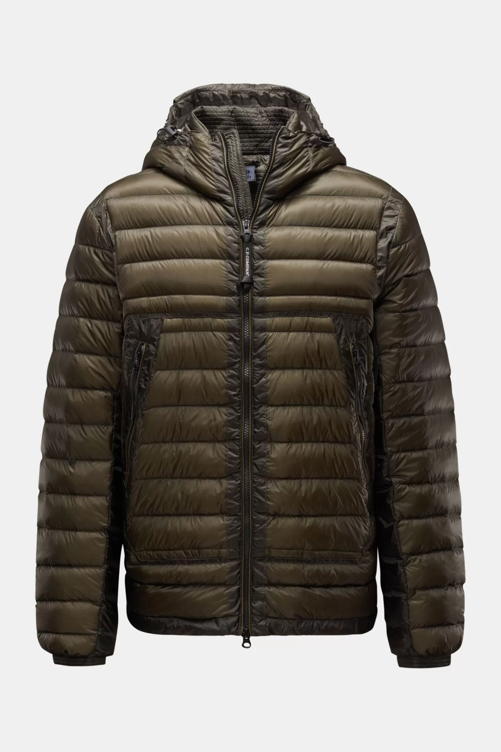 Quilted Down Jacket Dark Olive>C.P. Company Best Sale