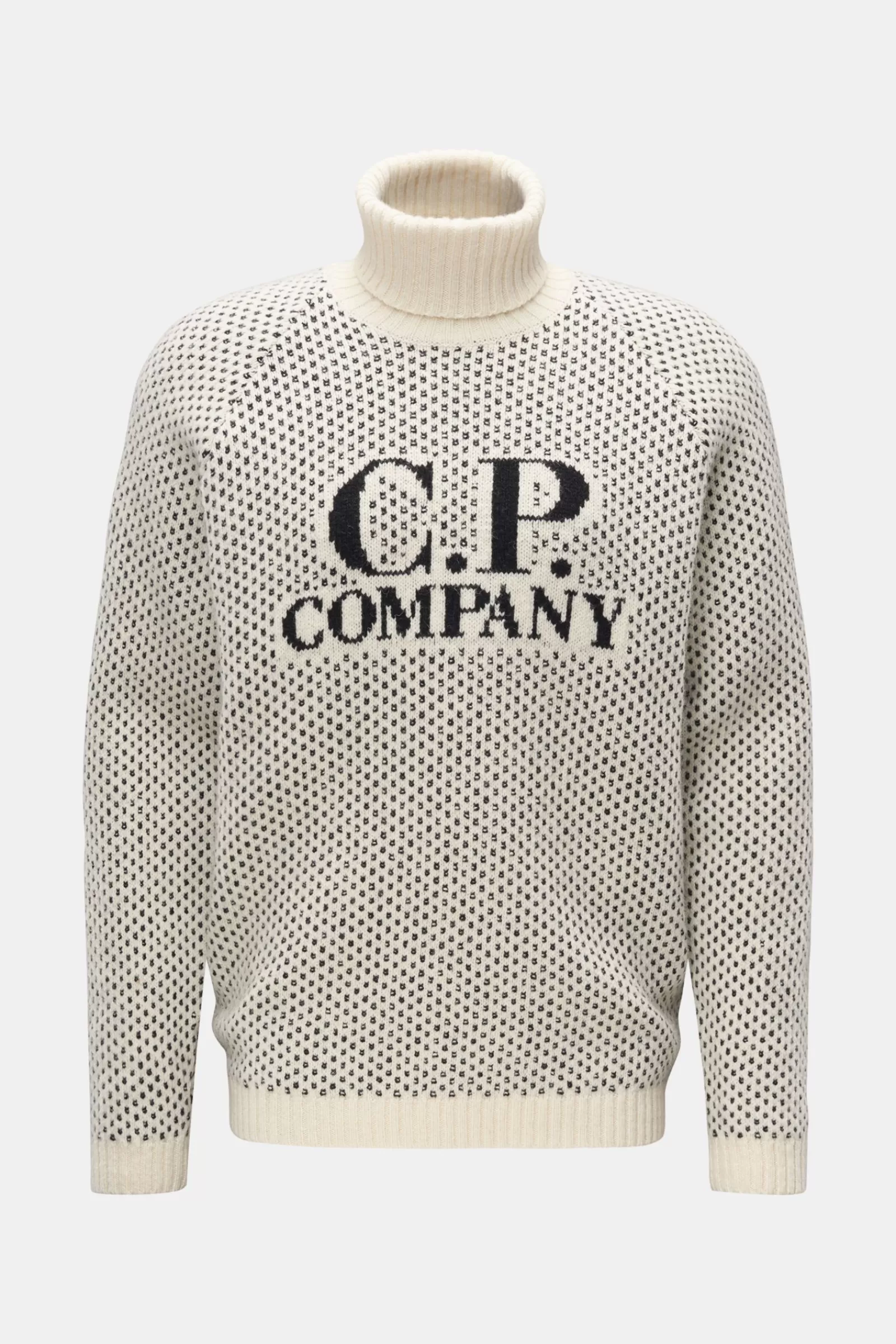 Turtleneck Jumper Cream/Black^C.P. Company Store