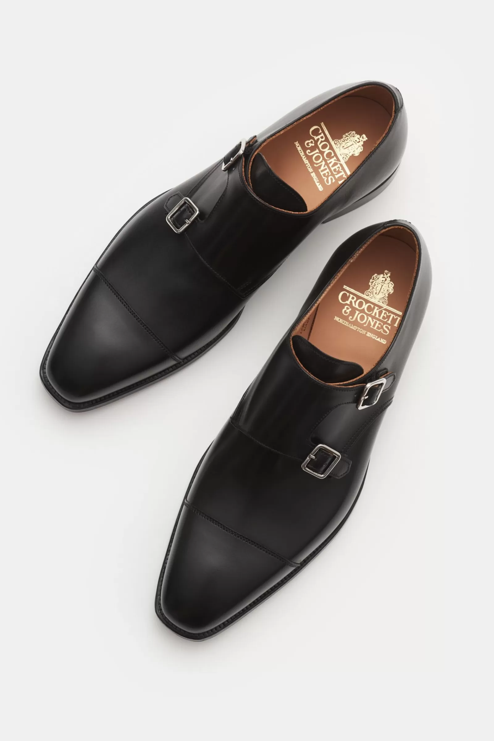 Double Monk Shoes 'Lowndes' Black^Crockett & Jones Sale