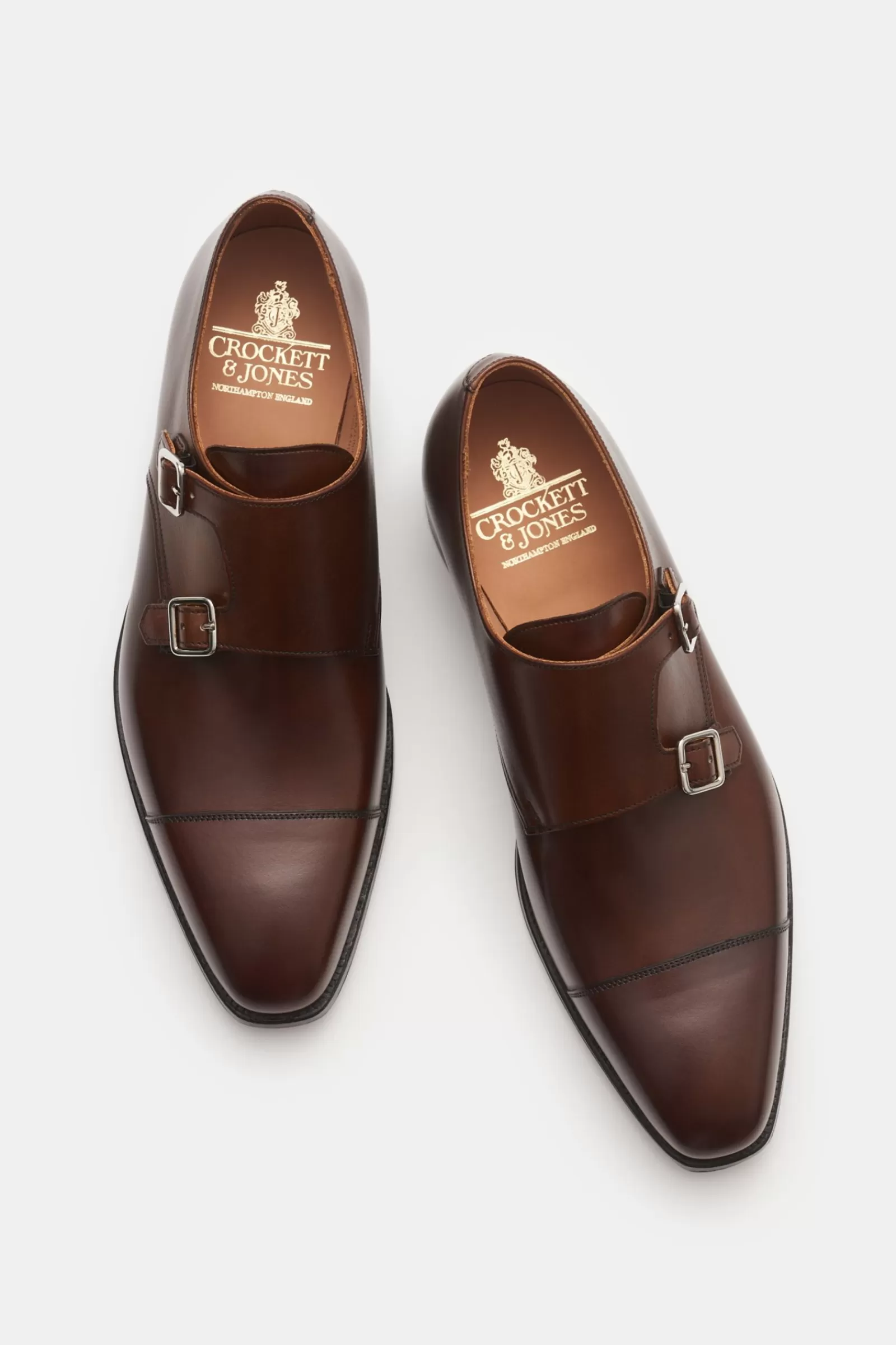 Double Monk Shoes 'Lowndes' Brown^Crockett & Jones Outlet