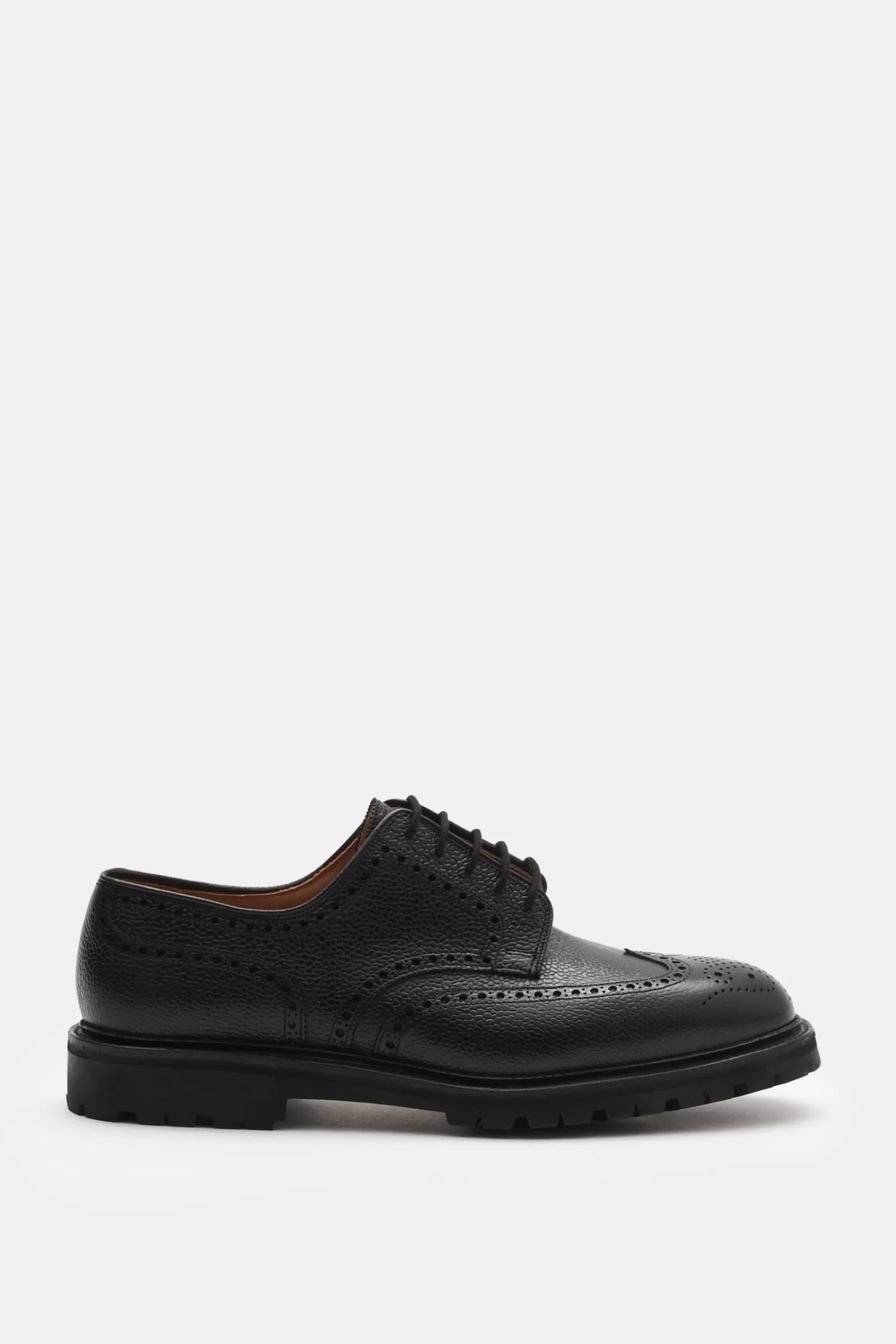 Full Brogues 'Pembroke' Black^Crockett & Jones Discount