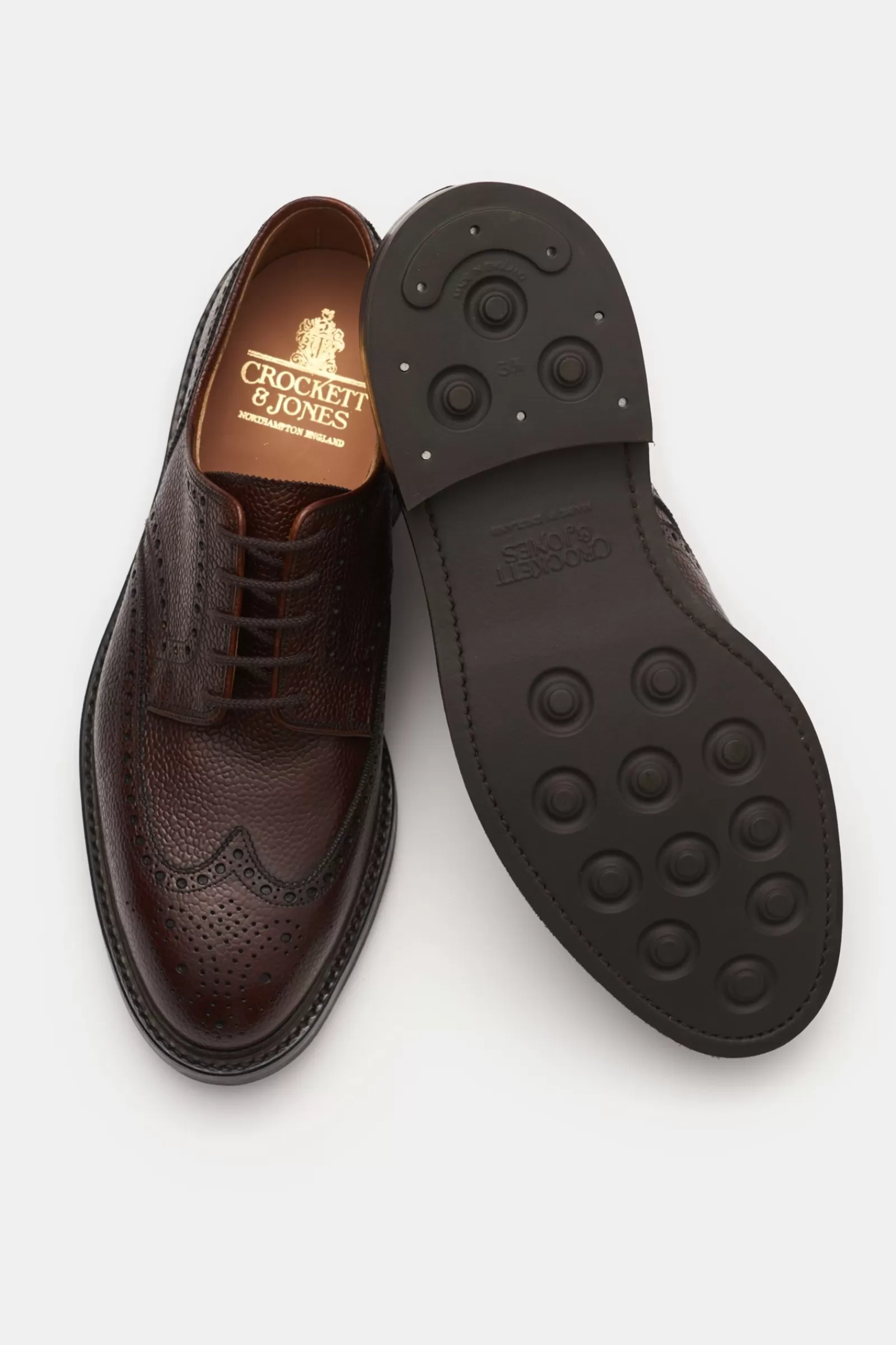 Full Brogues 'Pembroke' Dark Brown^Crockett & Jones Cheap