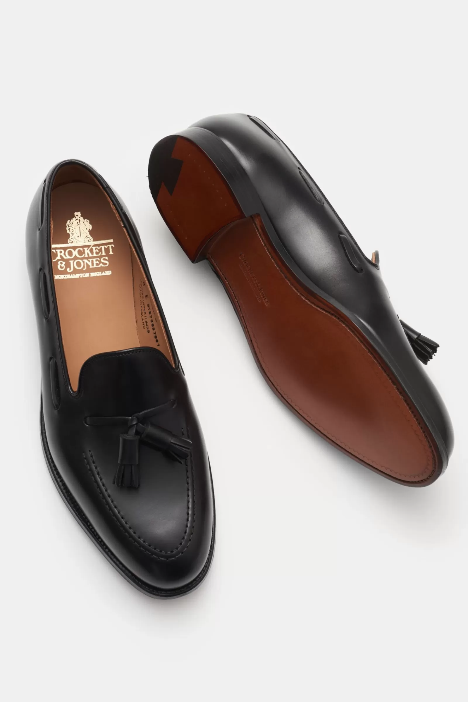 Tassel Loafers 'Cavendish' Black^Crockett & Jones Clearance