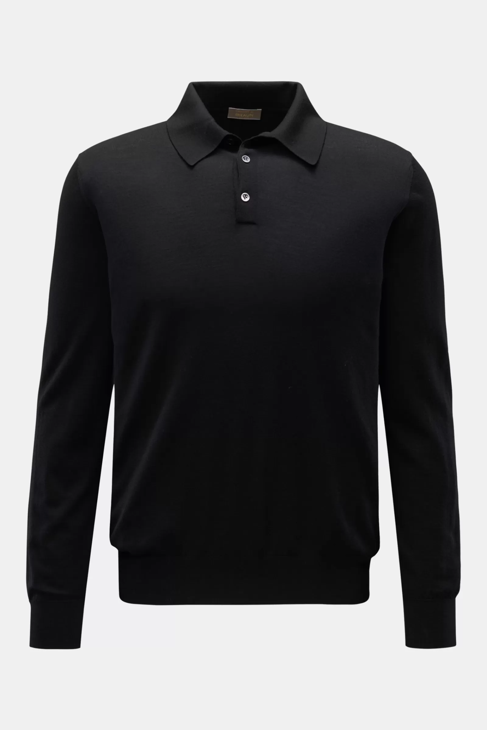 Fine Knit Polo Black^Cruciani Outlet