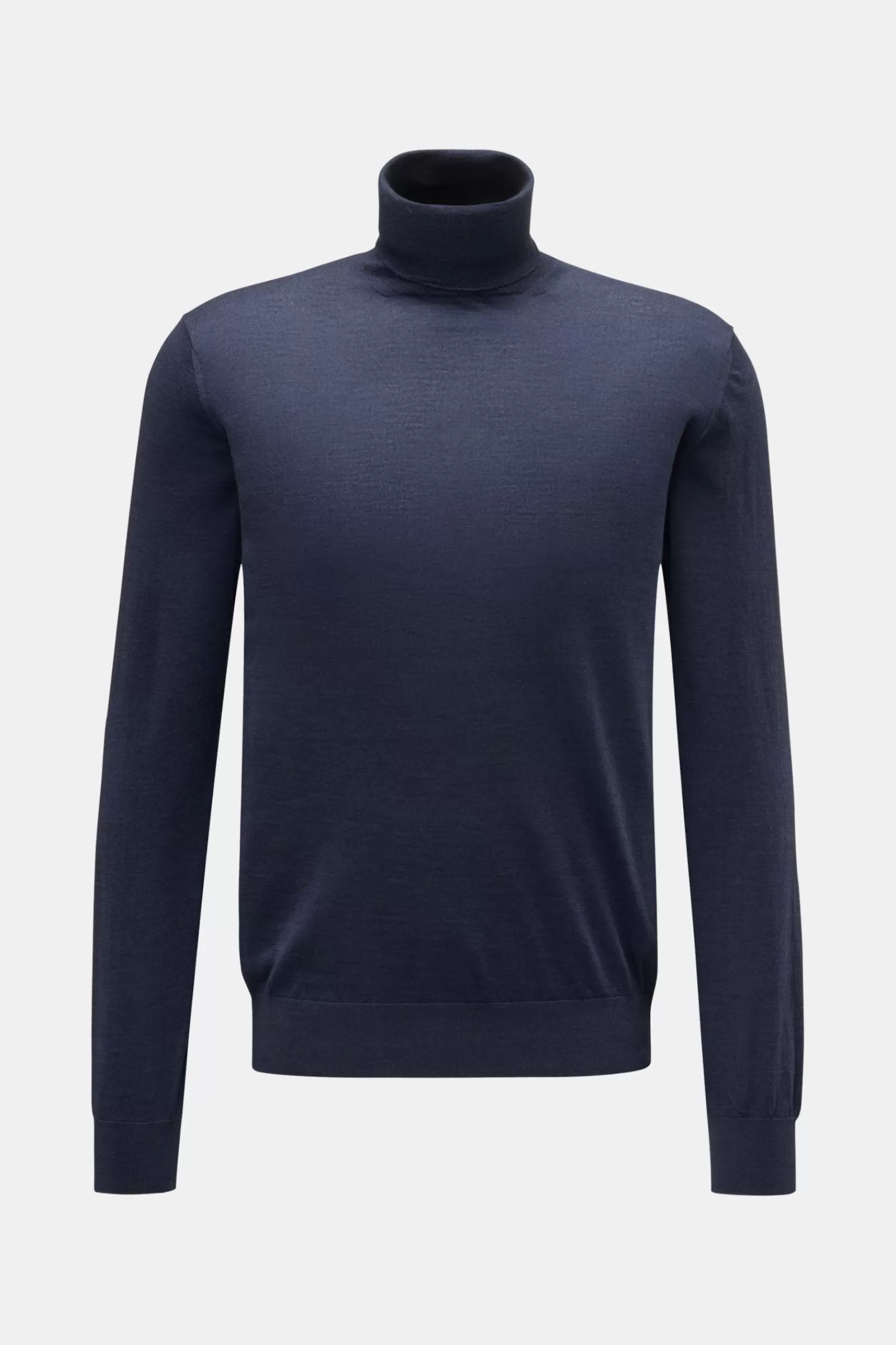 Fine Knit Turtleneck Jumper 'Dolcevita' Dark Blue^Cruciani Online