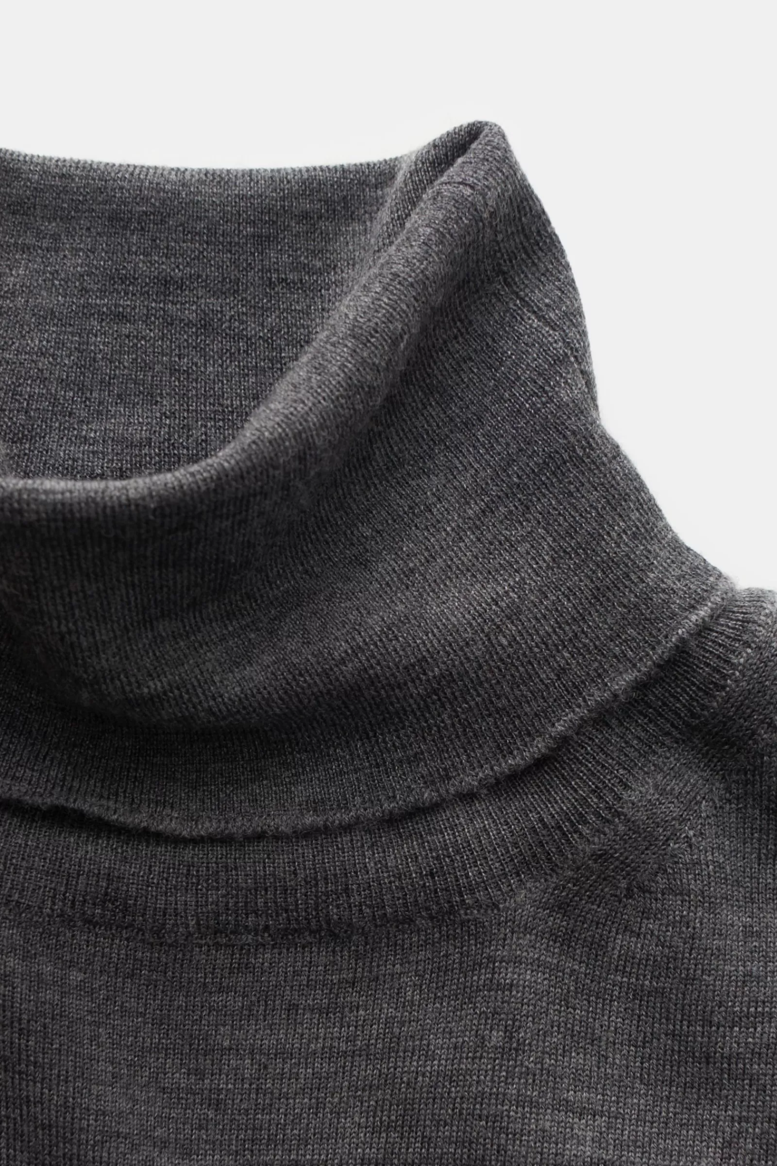 Fine Knit Turtleneck Jumper 'Dolcevita' Grey^Cruciani Hot