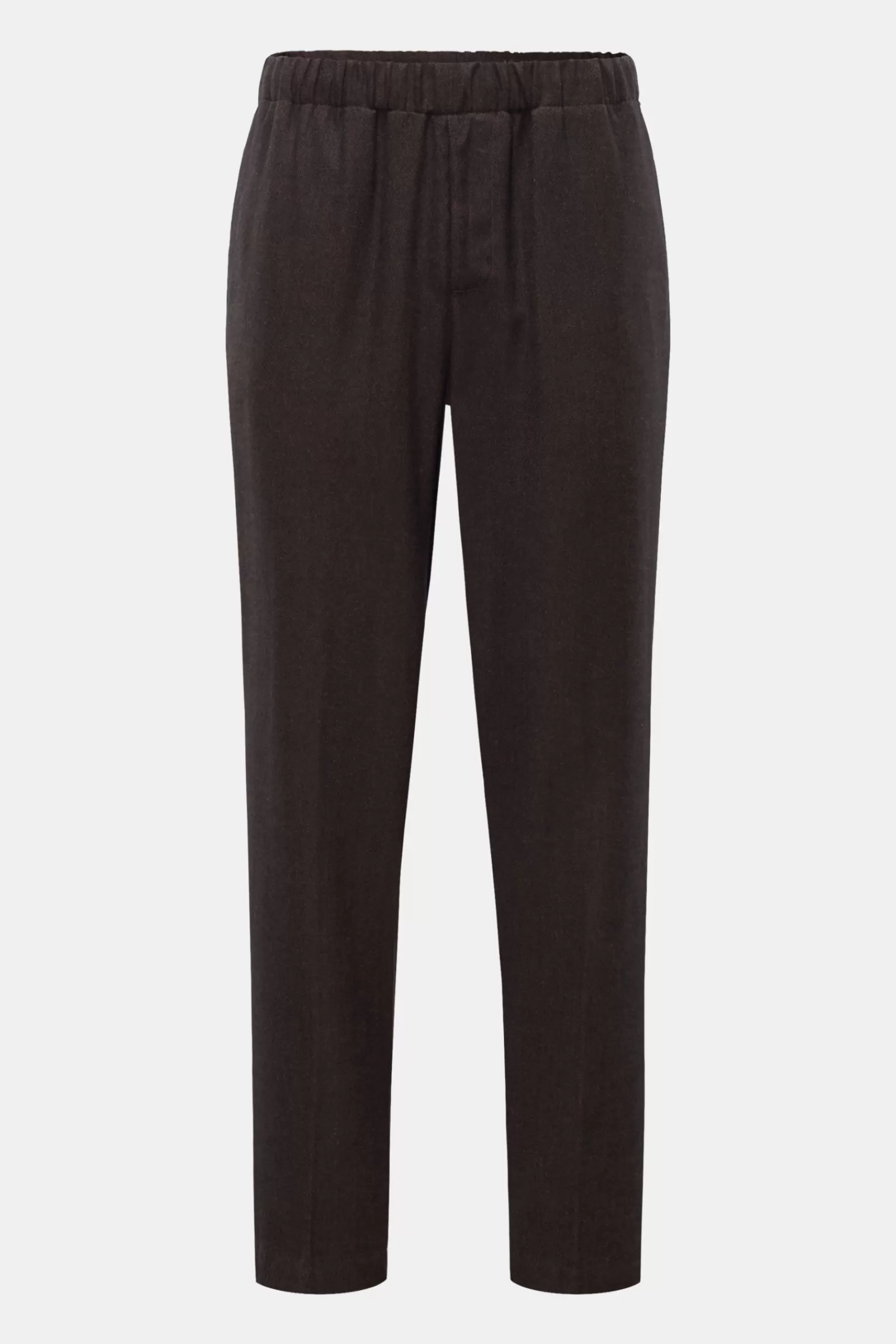 Cotton Trousers 'Burano' Dark Brown>Cruna Store