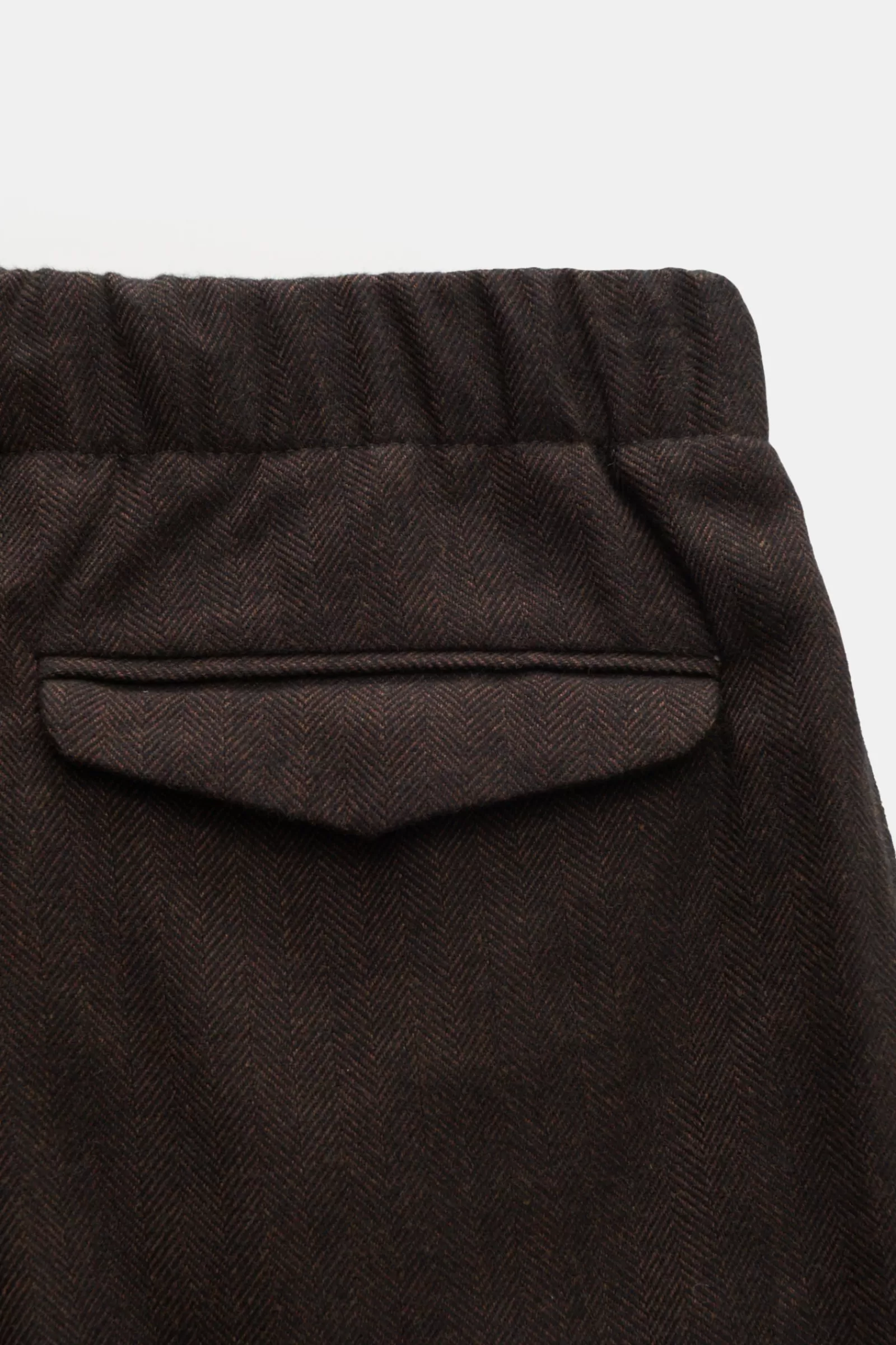 Cotton Trousers 'Burano' Dark Brown>Cruna Store