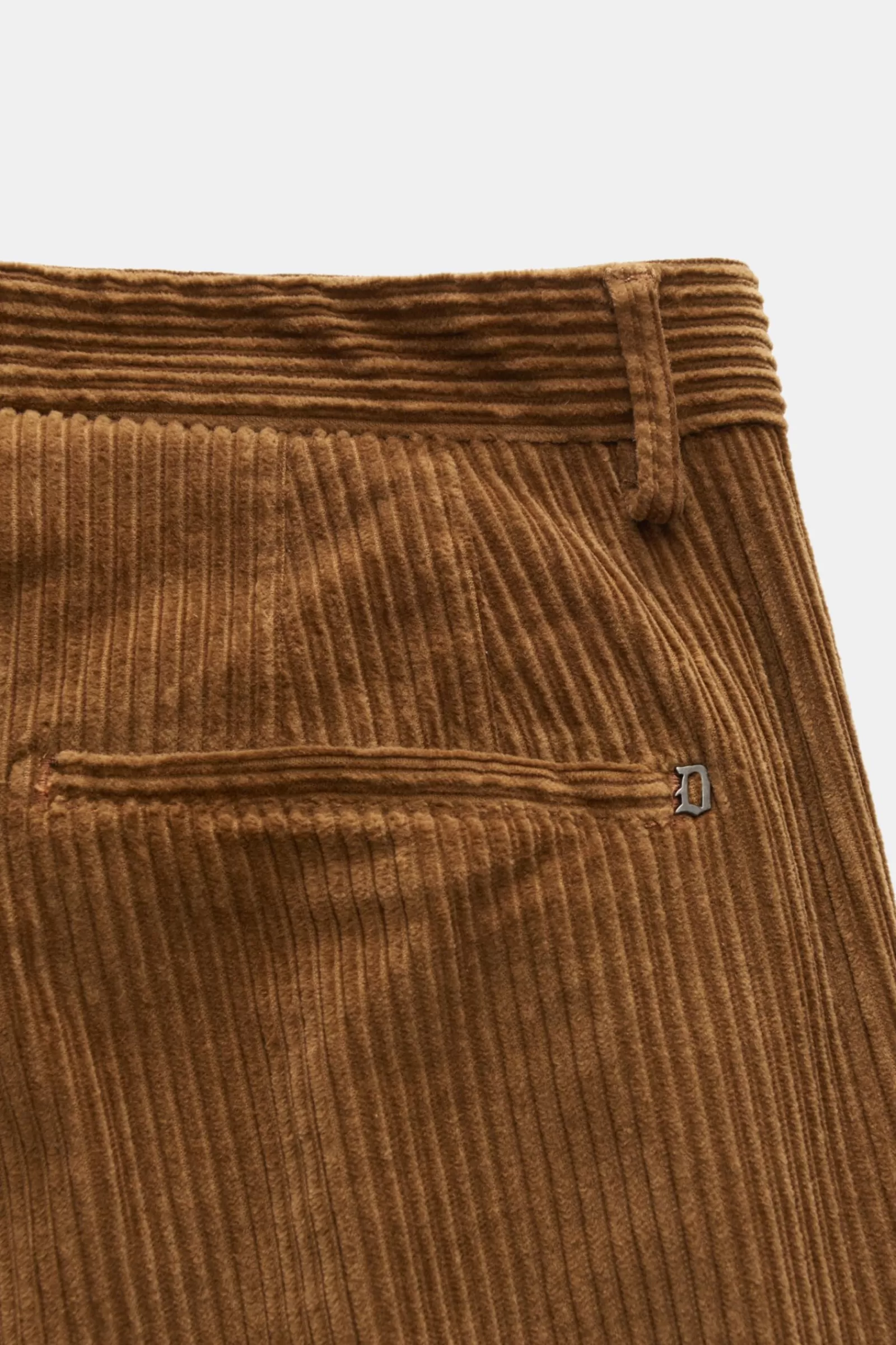 Corduroy Trousers 'Pablo' Brown>Dondup Best Sale