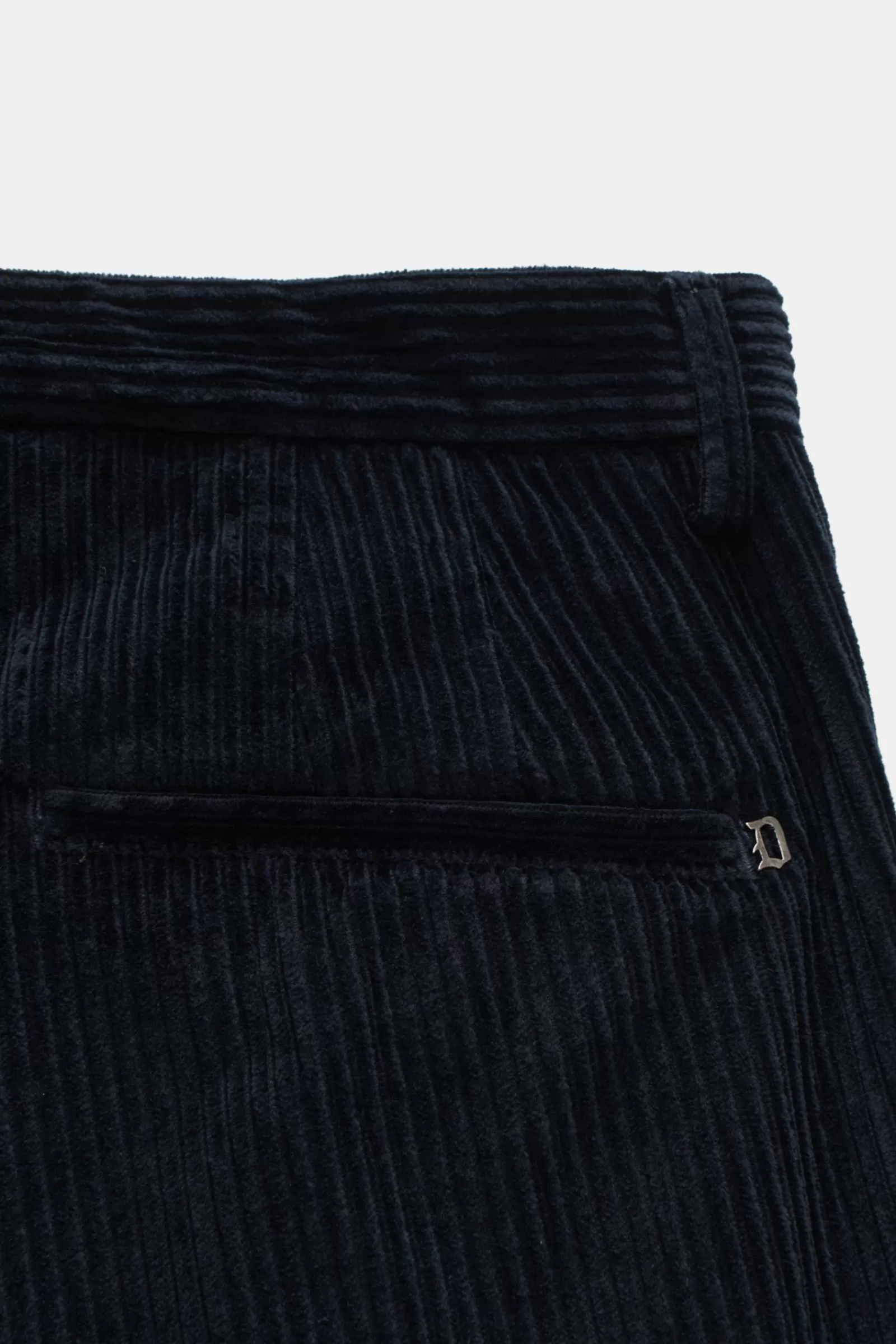 Corduroy Trousers 'Pablo' Dark Navy>Dondup Cheap