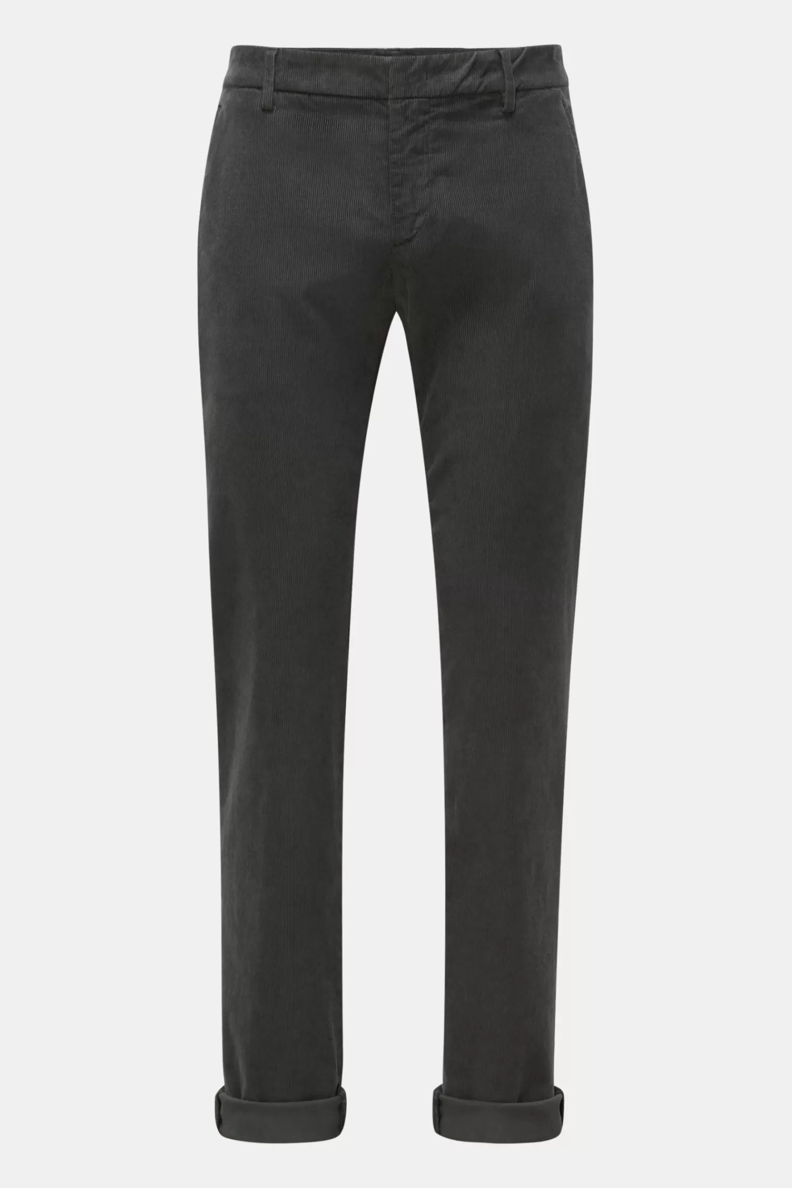 Corduroy Trousers 'spiritissimo' Dark Grey>Dondup Clearance