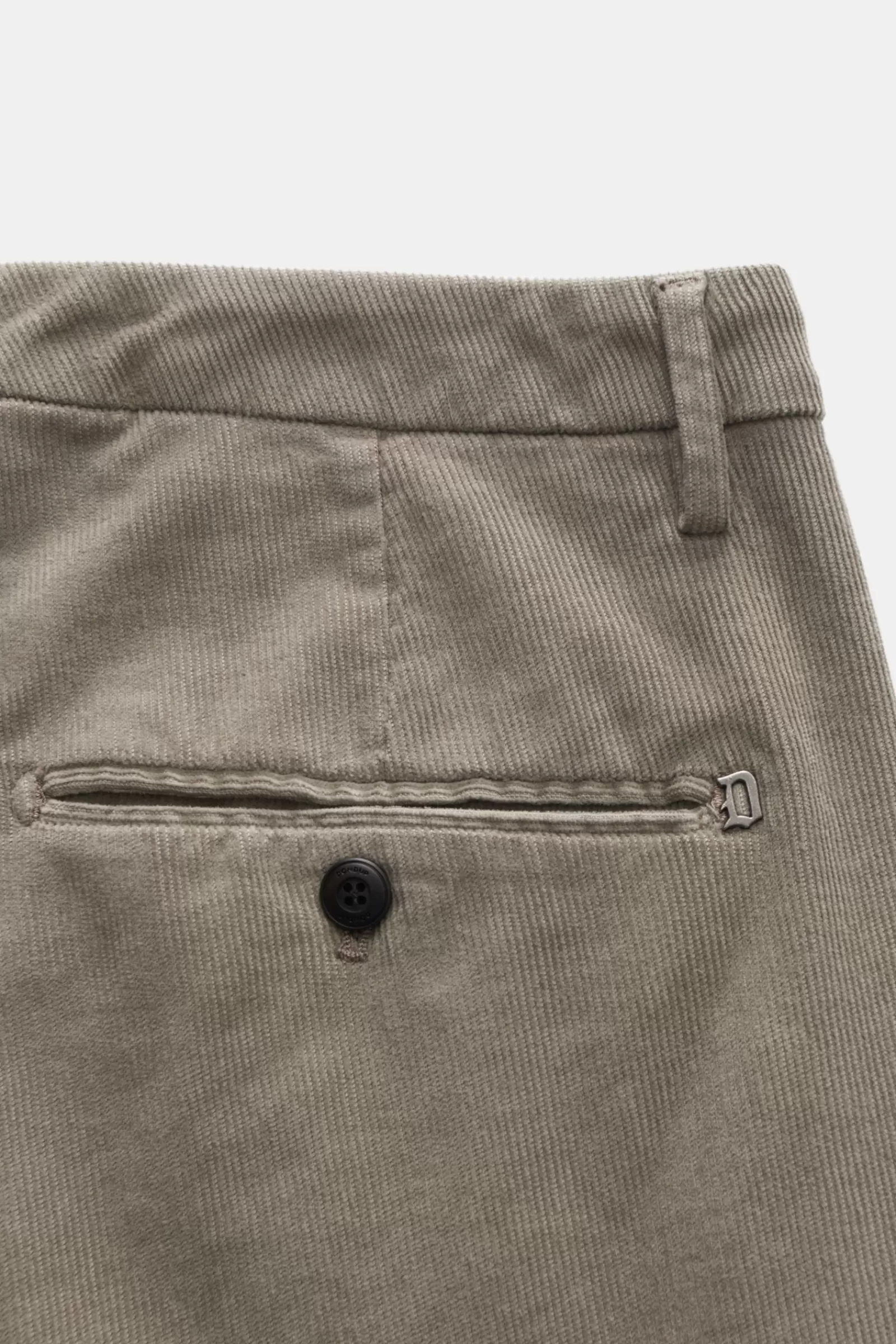 Corduroy Trousers 'spiritissimo' Grey-Brown>Dondup Sale