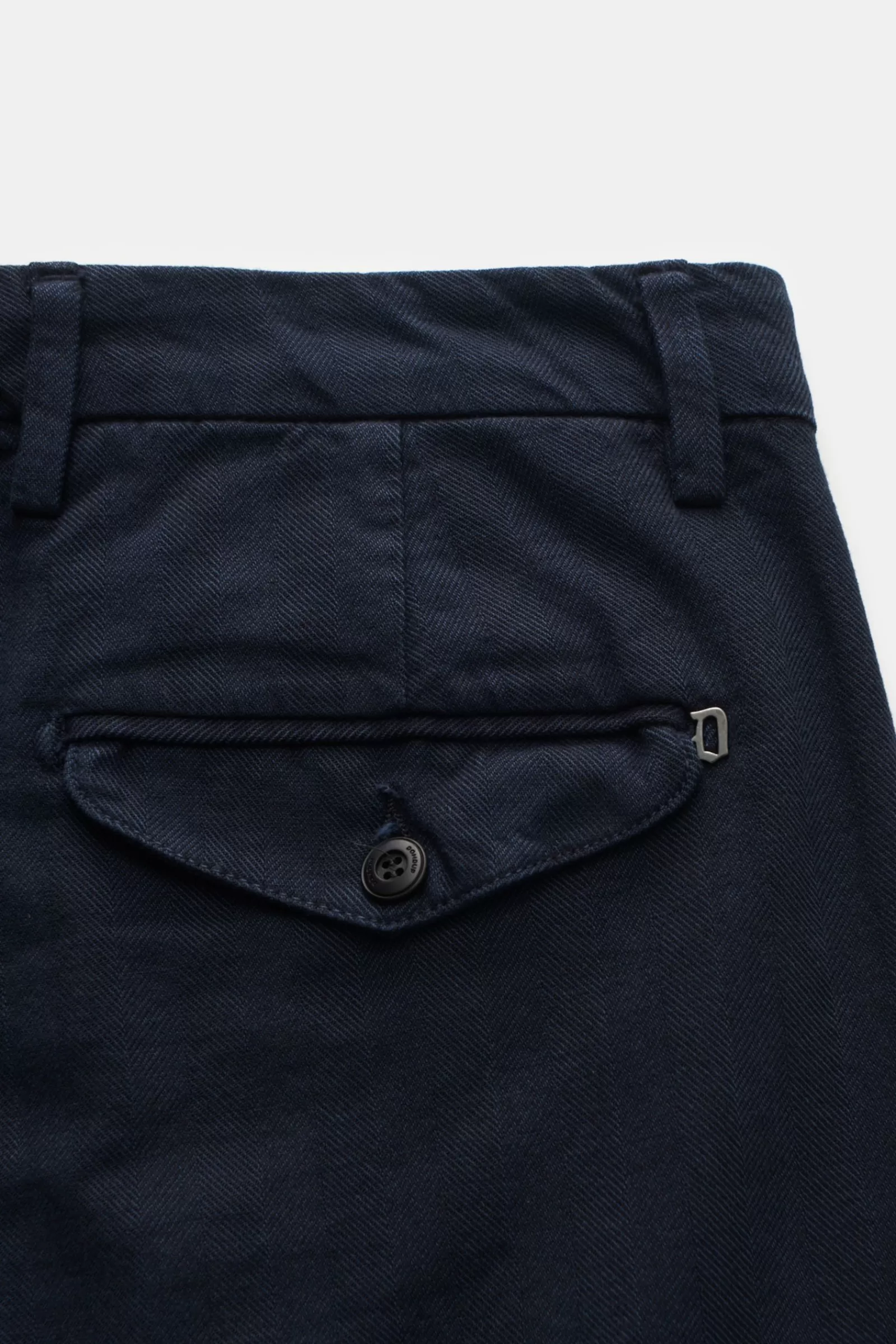 Cotton Trousers 'Joe' Dark Blue>Dondup Shop