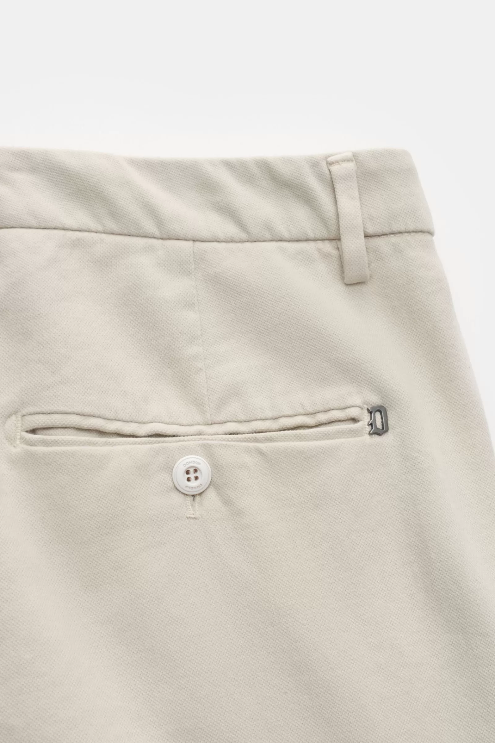 Cotton Trousers 'spiritissimo' Cream>Dondup Outlet