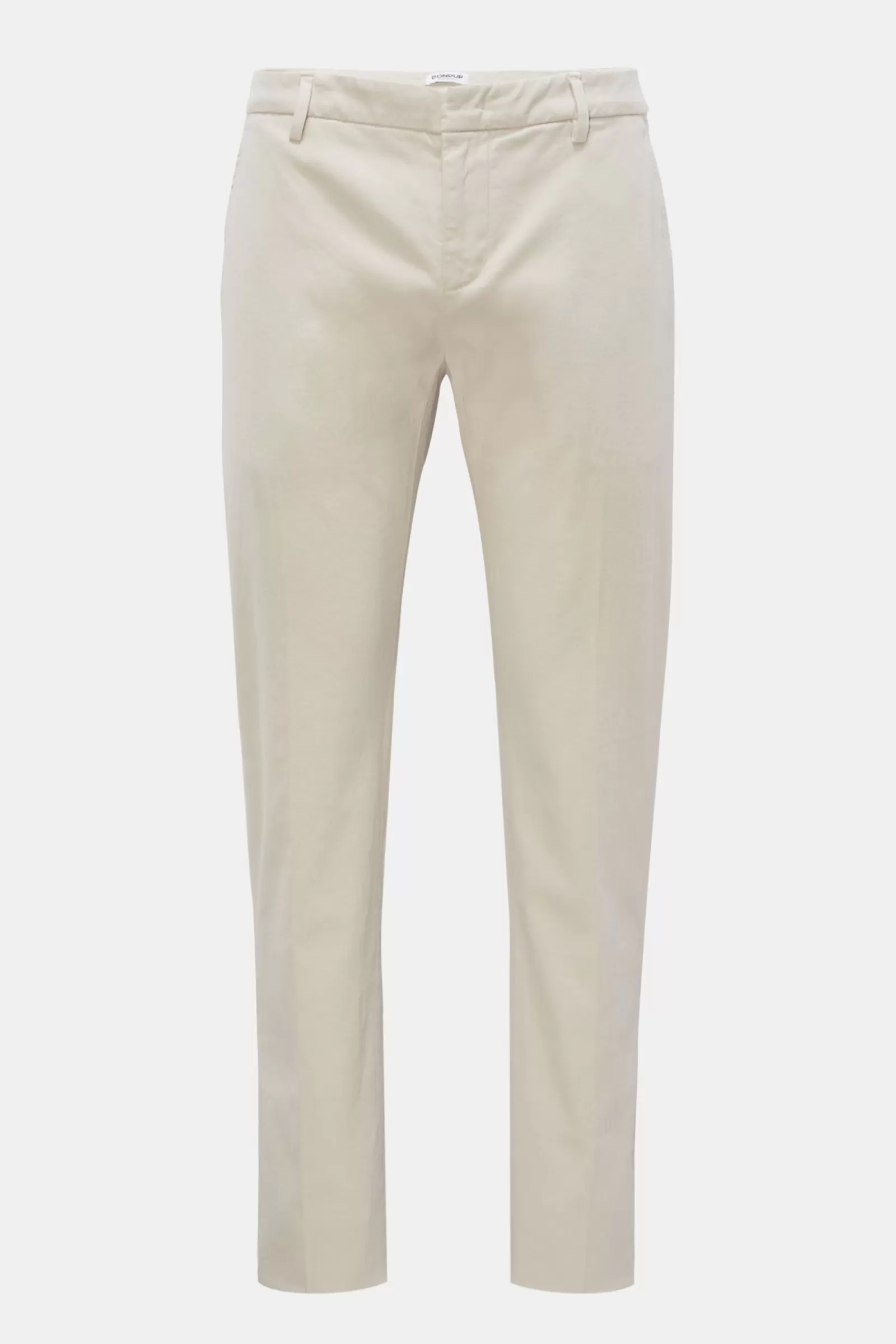 Cotton Trousers 'spiritissimo' Cream>Dondup Outlet