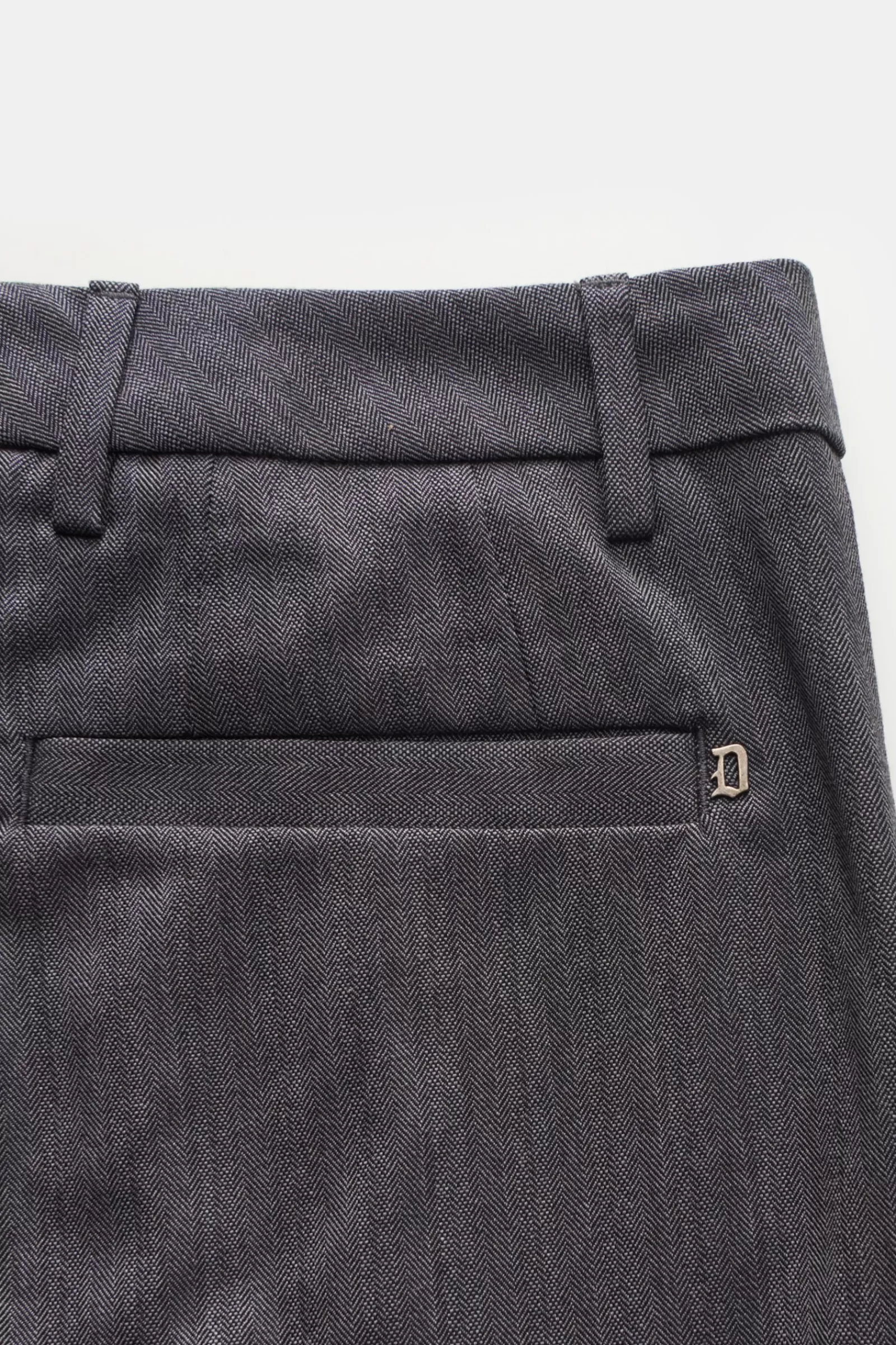 Trousers 'Oscar' Grey Patterned>Dondup New