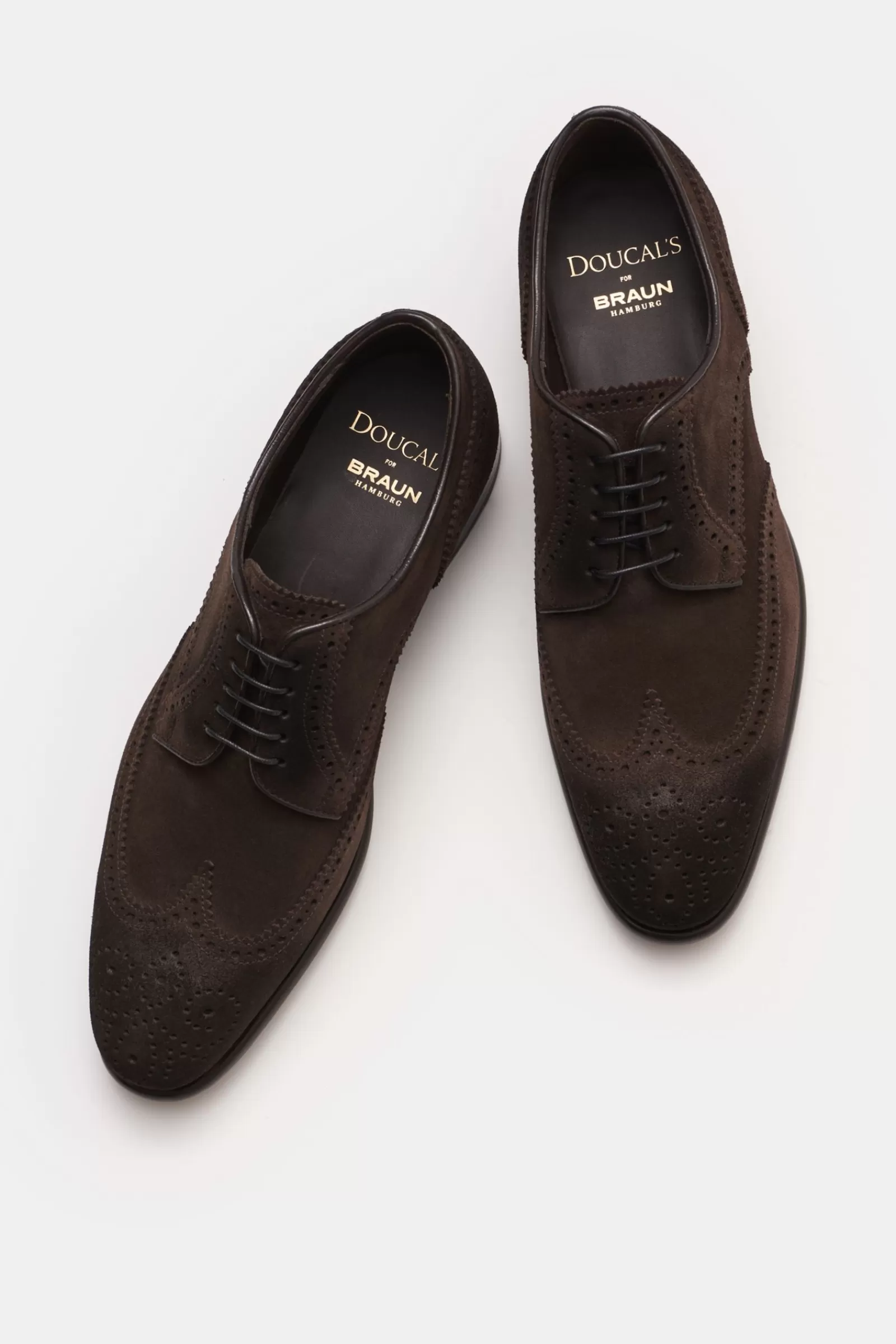 Full Brogues Dark Brown^Doucal's Sale